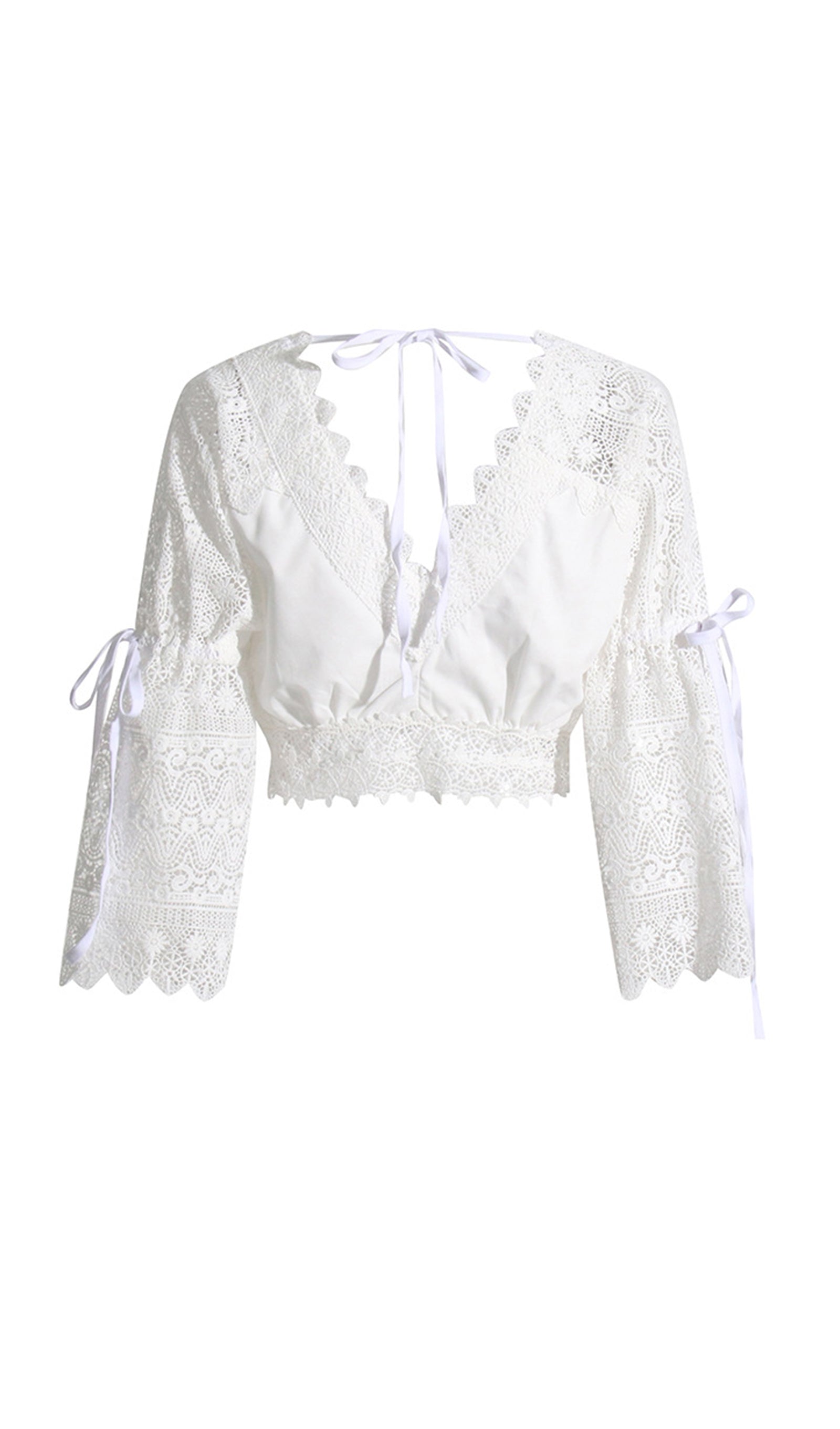 İki Parça Kroşe Maxi Etek ve Üst Takım Beyaz