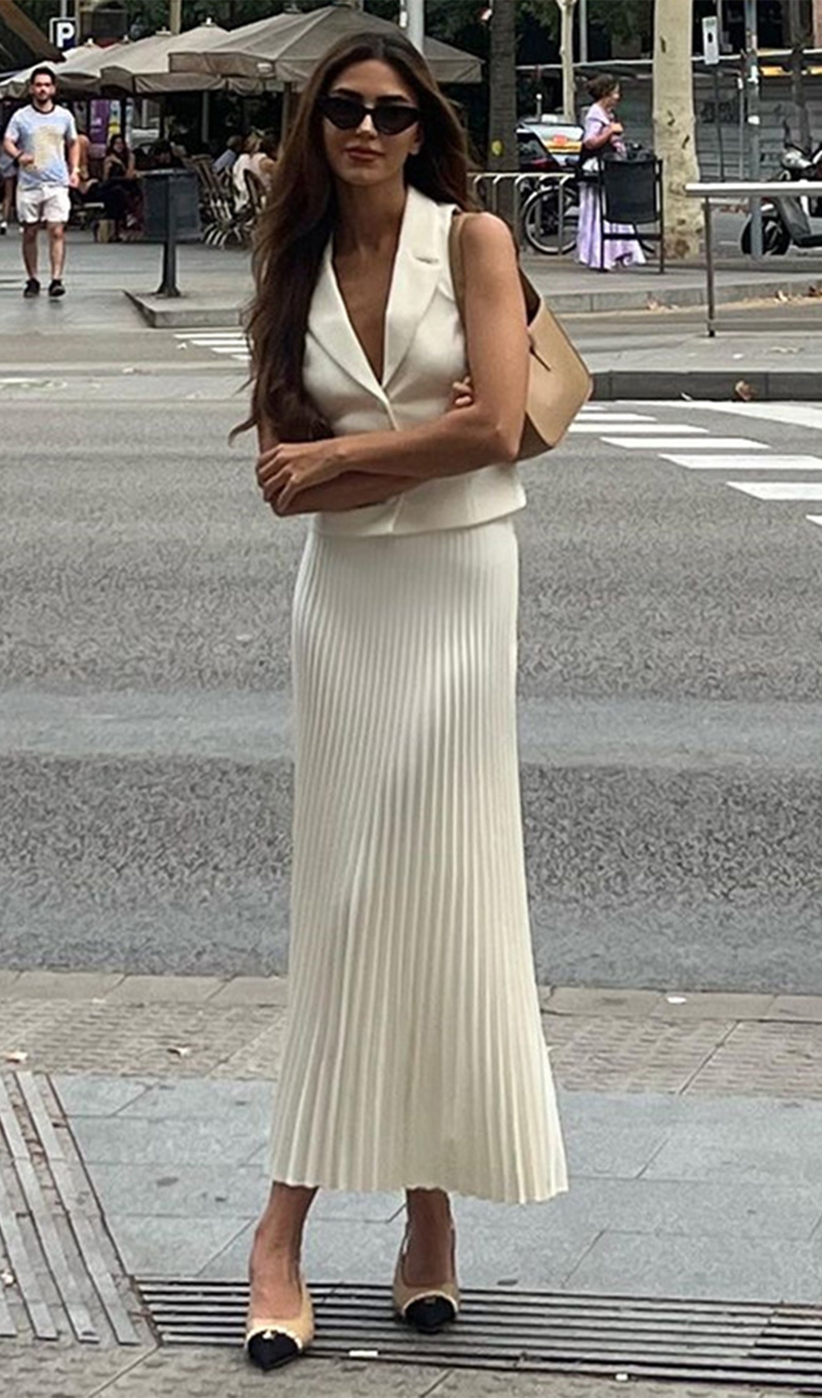 Takım Elbise Midi Elbise İki Parça Takım