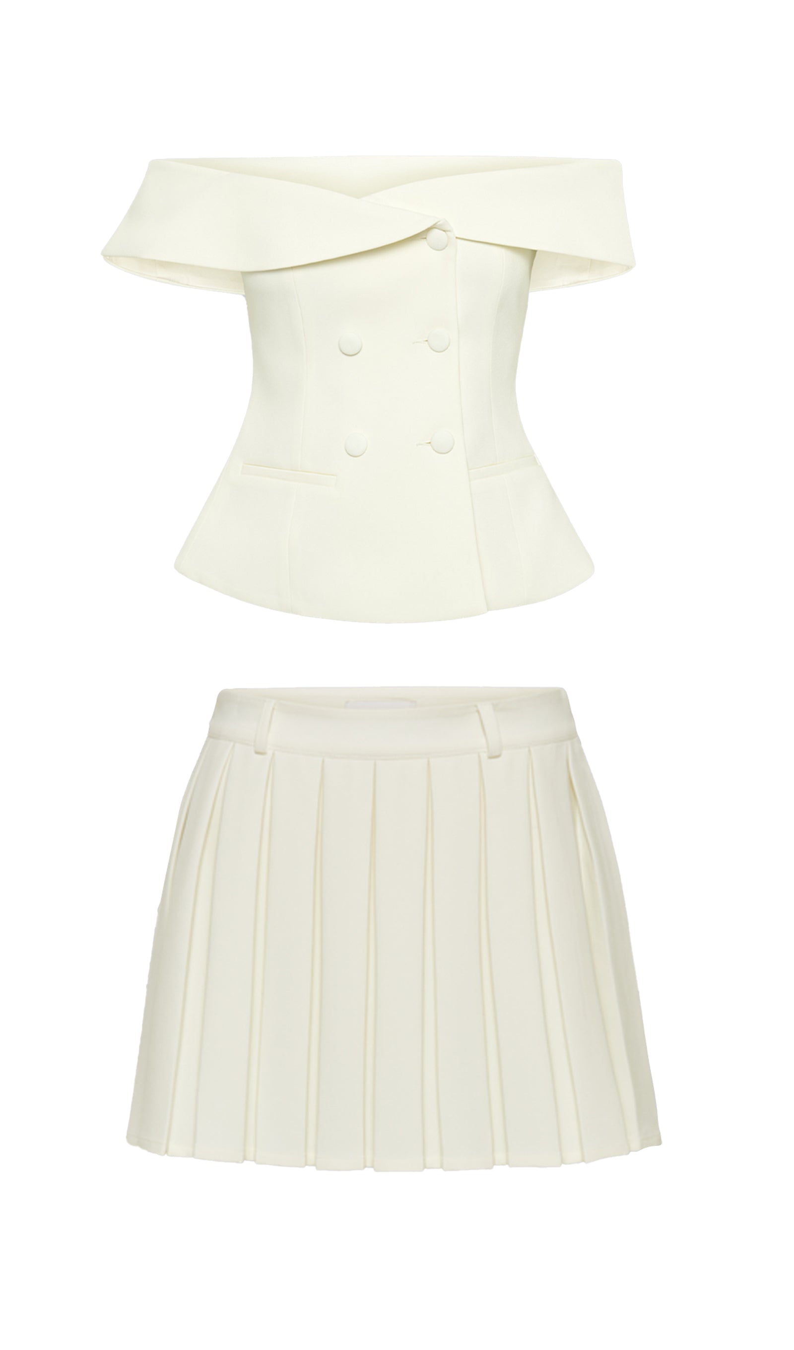 Takım Elbise Mini Elbise İki Parça Takım