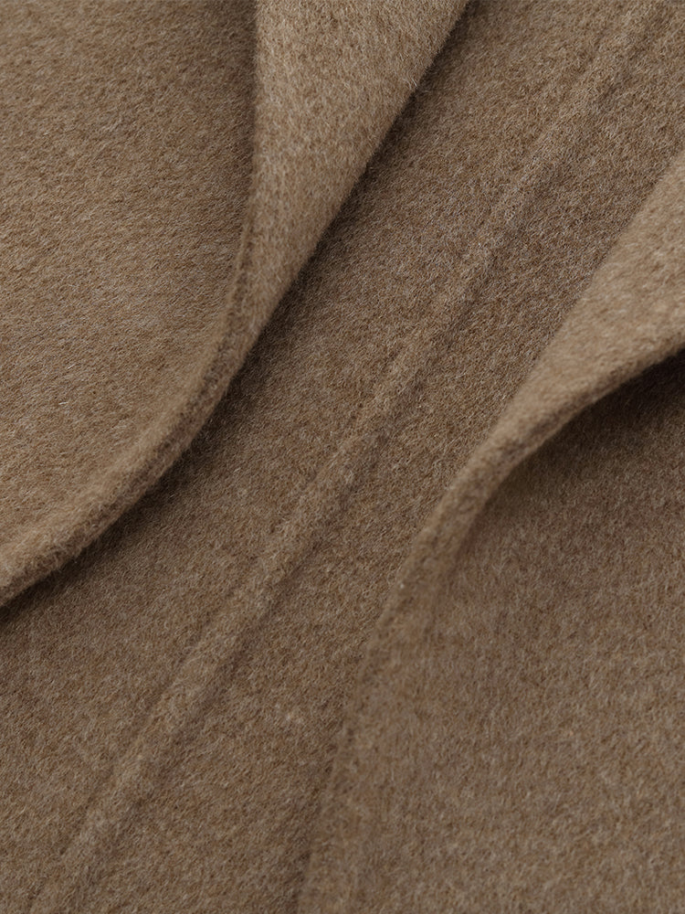 Kaşmir Yün Unisex Şal Kaban