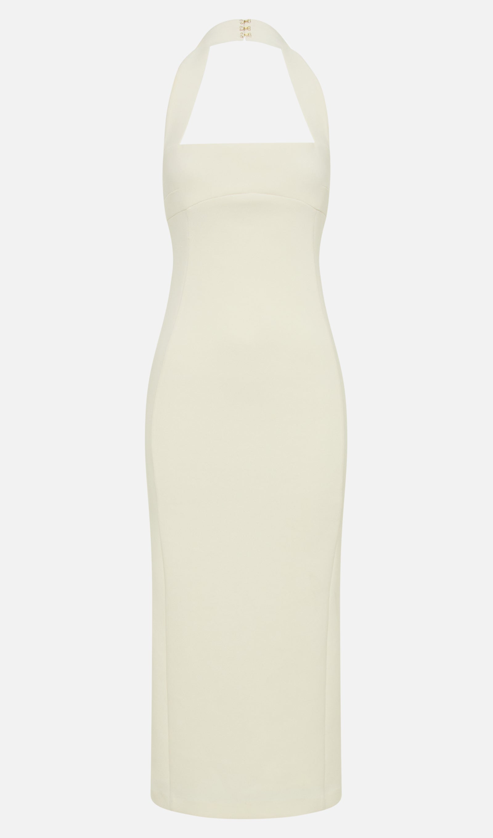 Teressa Elbise Halter Midi Elbise