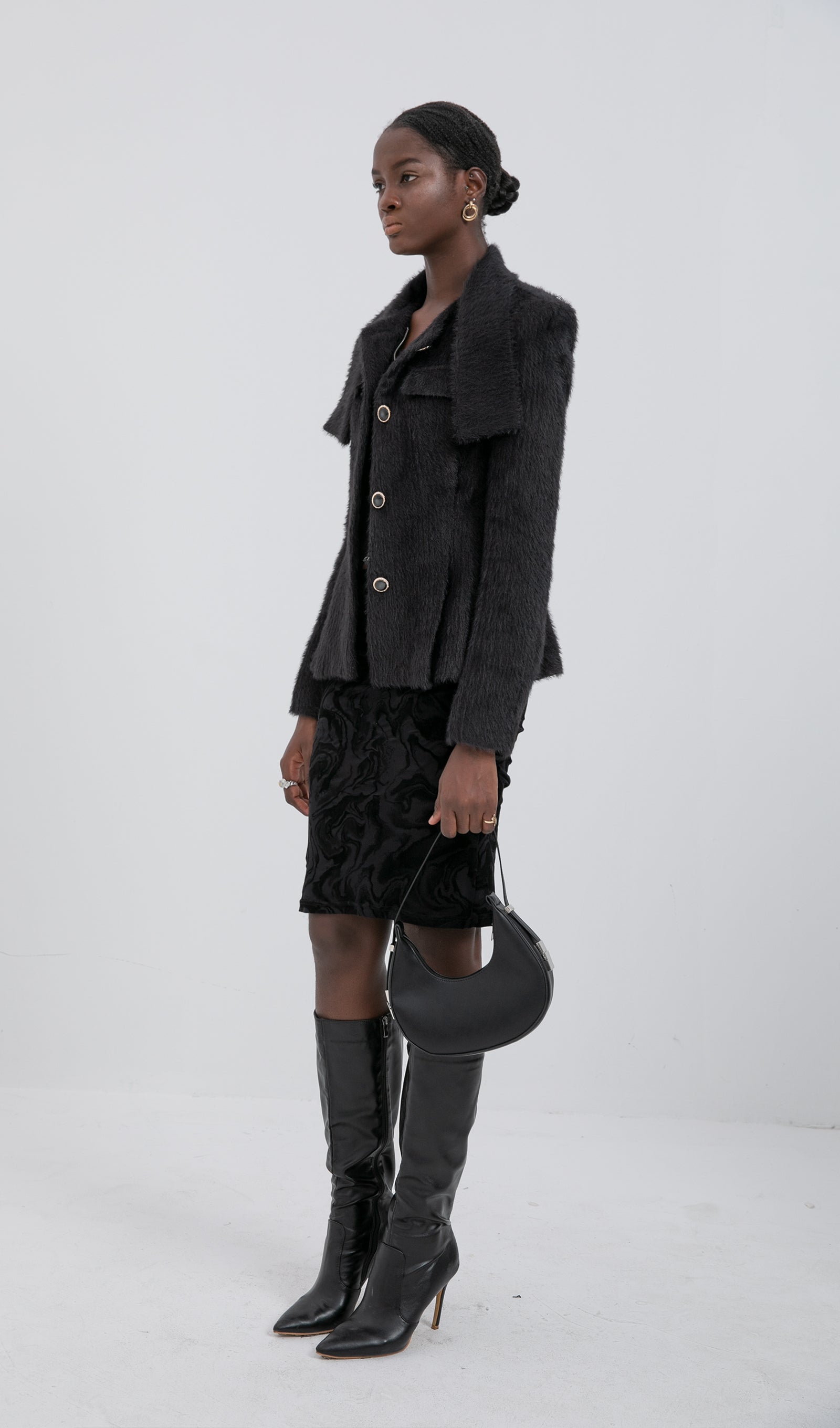 Trendy Tüylü Ceket