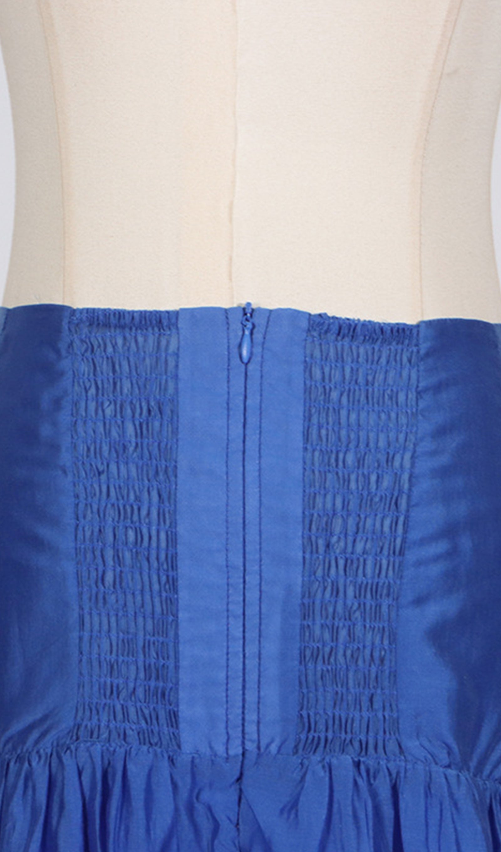 İki Parçalı Twist Fornt Maxi Etek ve Üst Takım Mavi