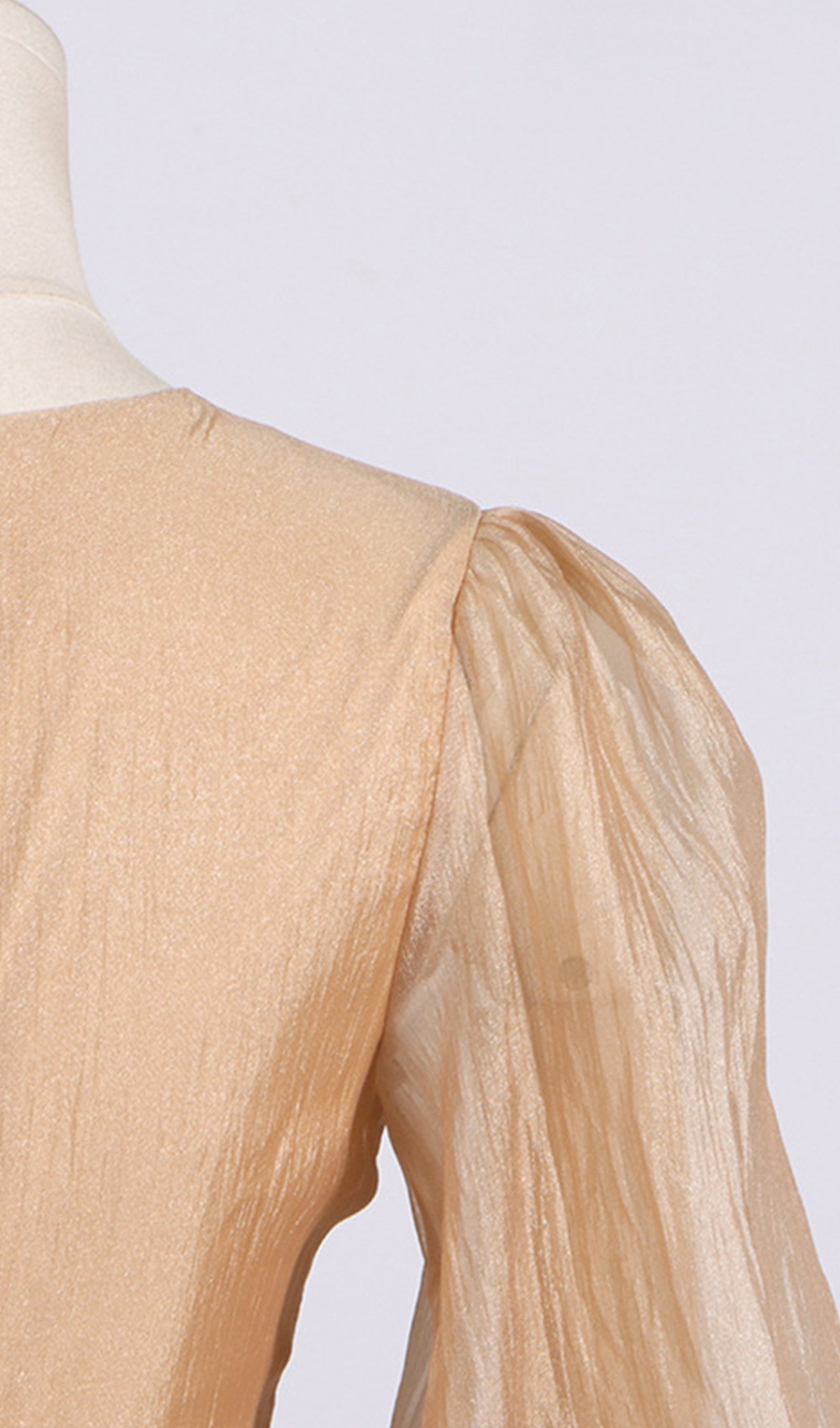 Fener Kollu V Yaka Bel Kemerli Maksi Elbise