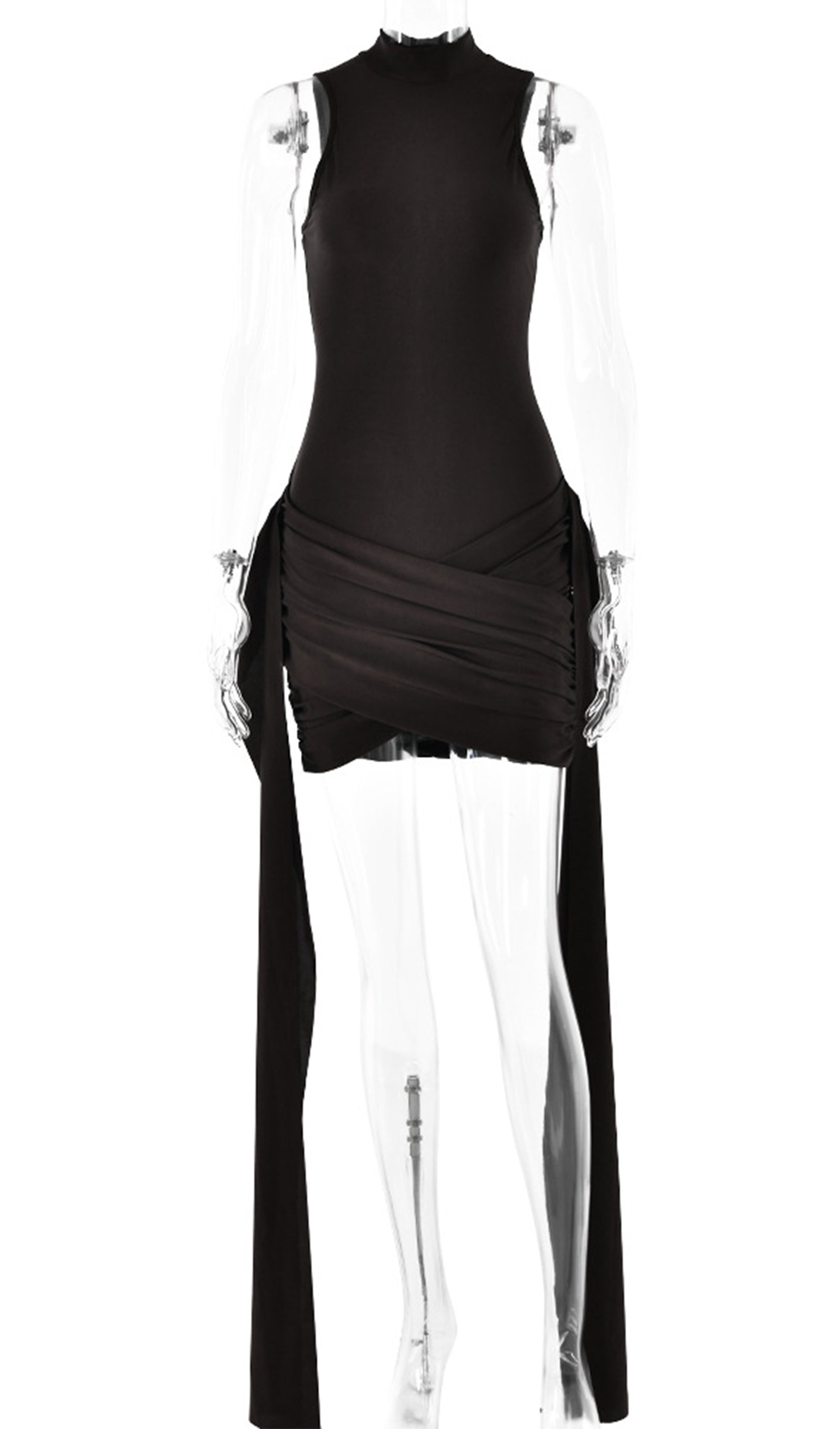 Solid Dar Mini Elbise