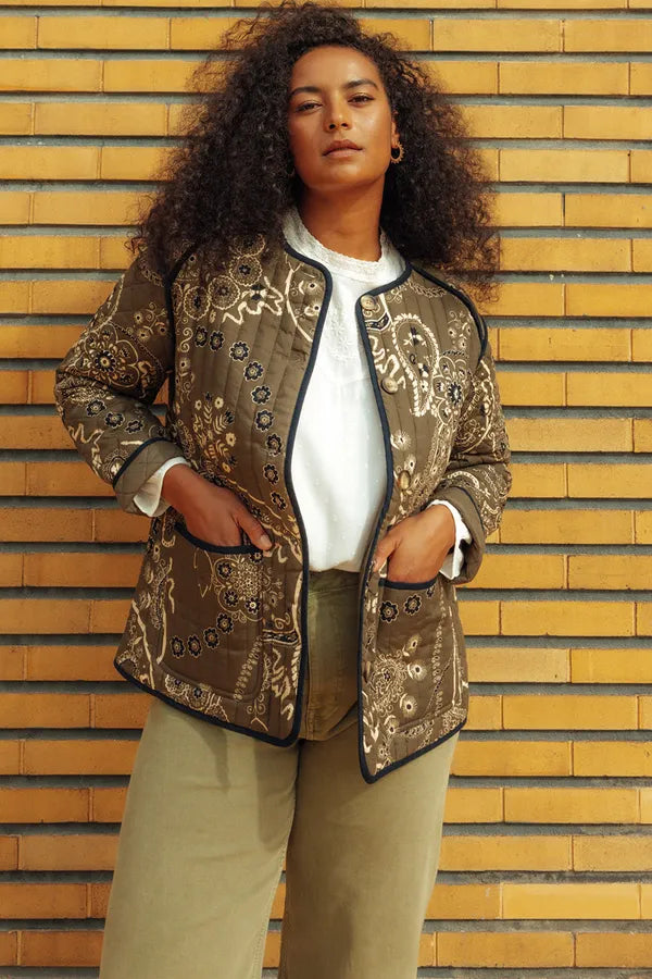 Padded Kapitone Ceket