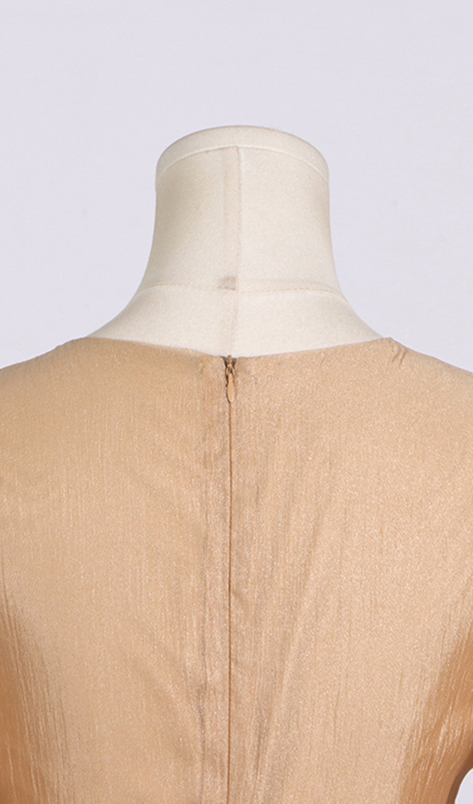 Fener Kollu V Yaka Bel Kemerli Maksi Elbise