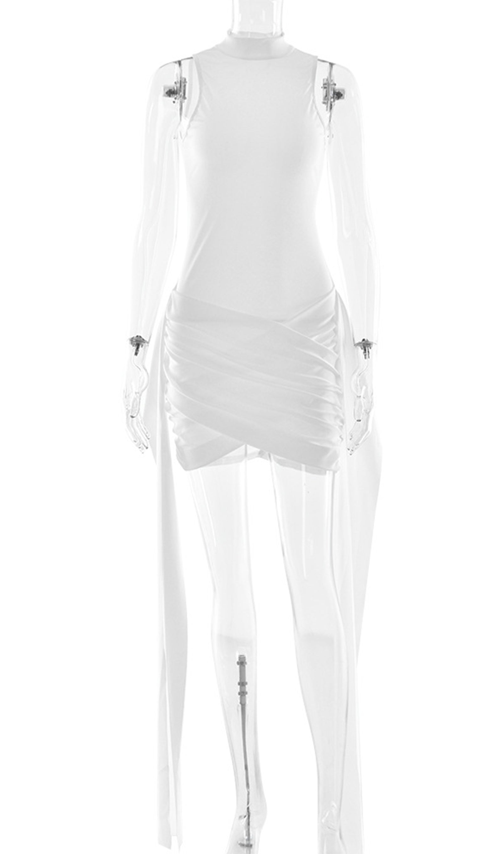 Solid Dar Mini Elbise