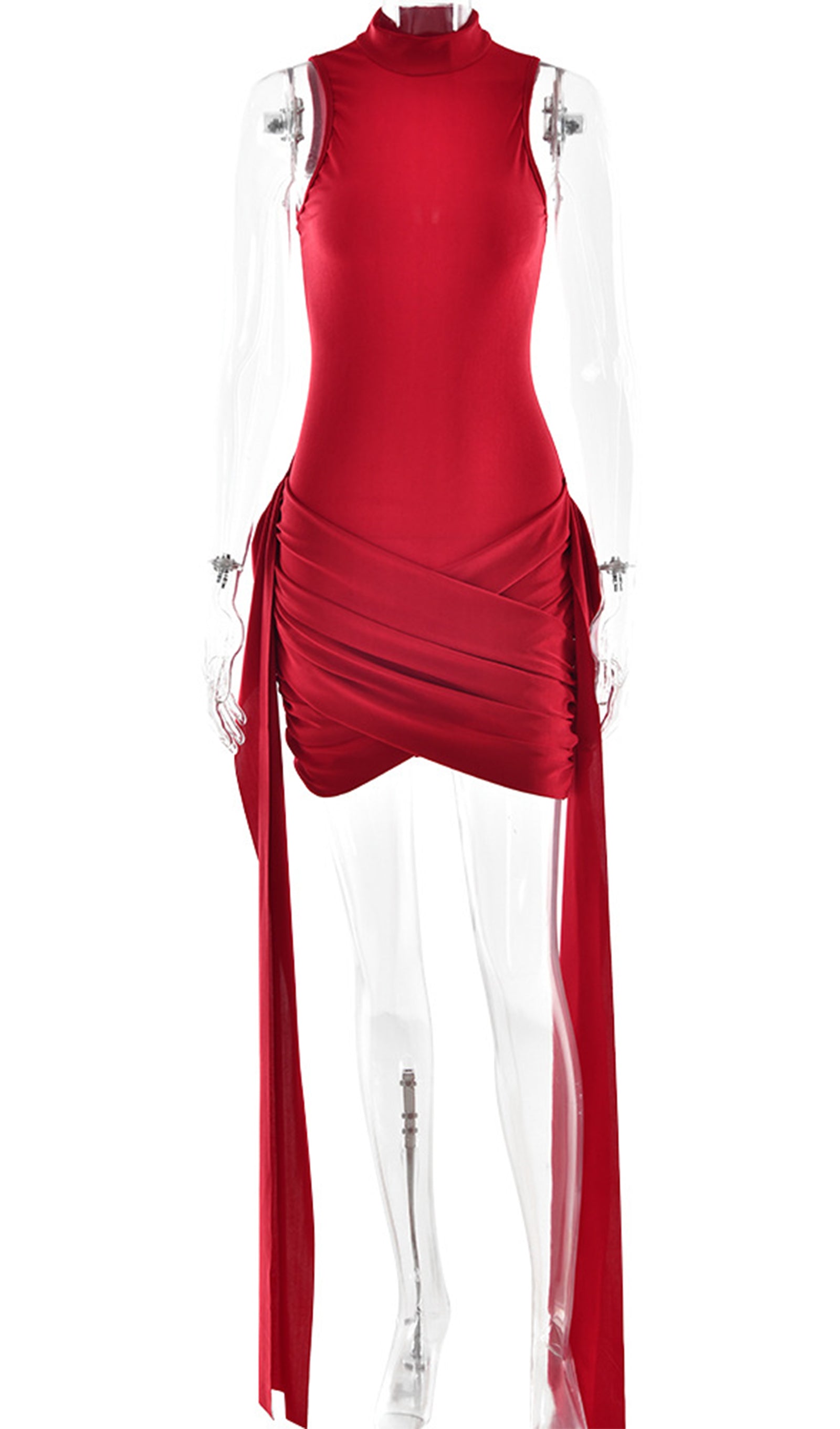 Solid Dar Mini Elbise