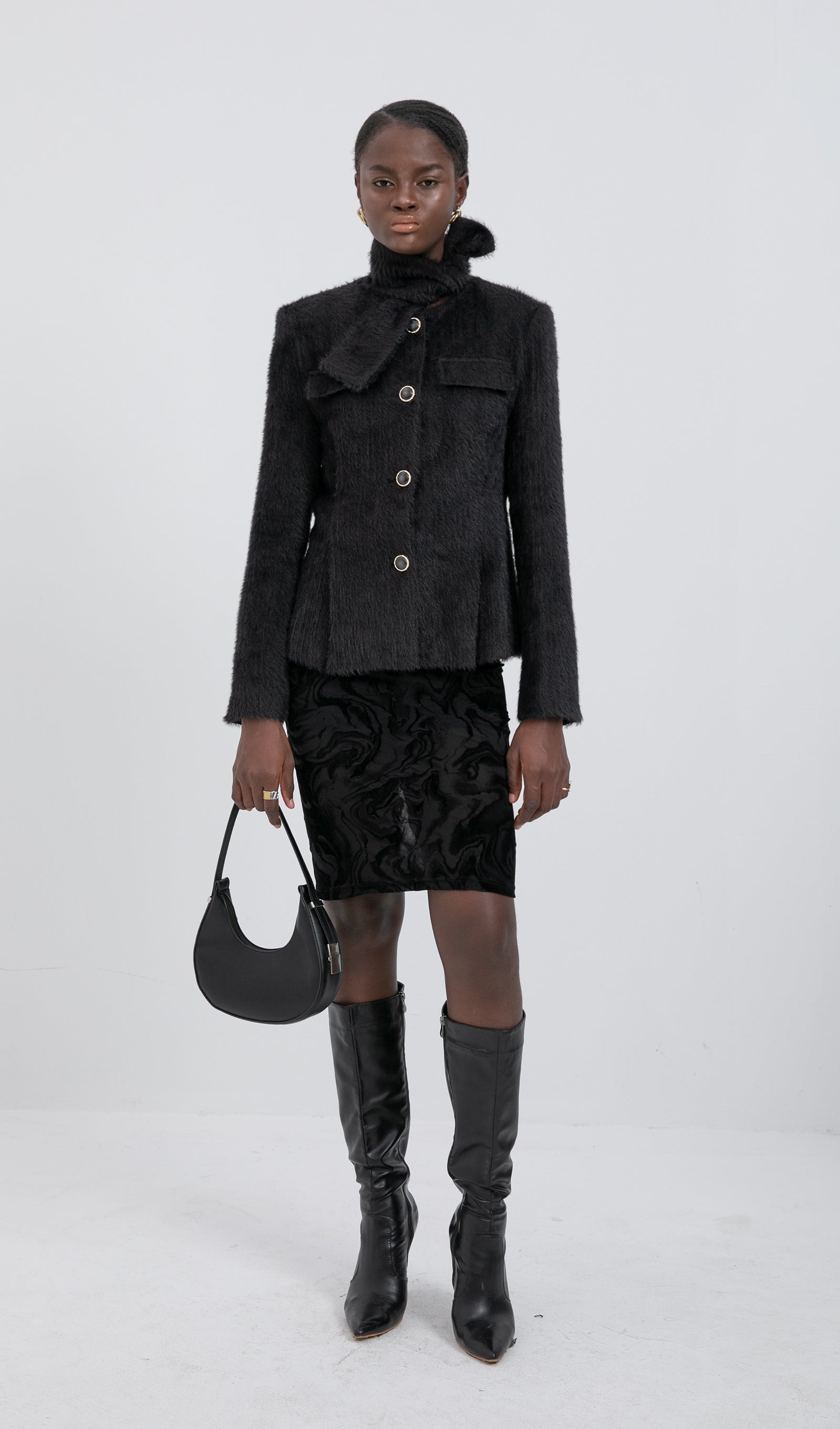 Trendy Tüylü Ceket