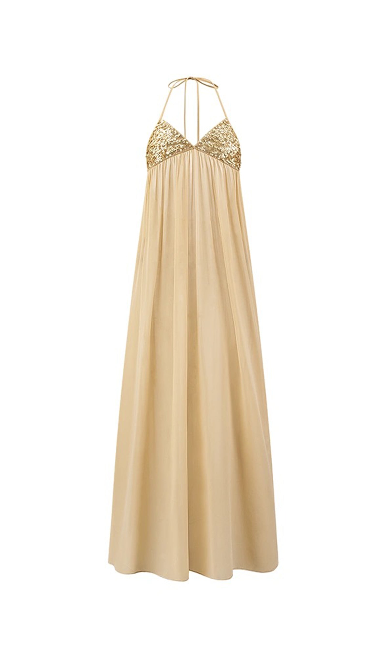 Slip Pamuklu Maksi Elbise