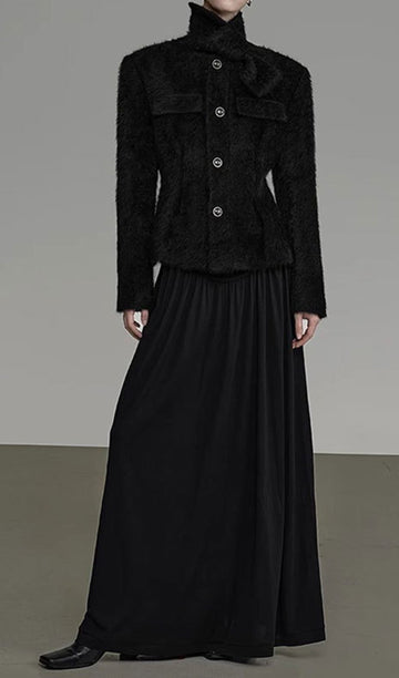 Tüylü Hırka Kaban