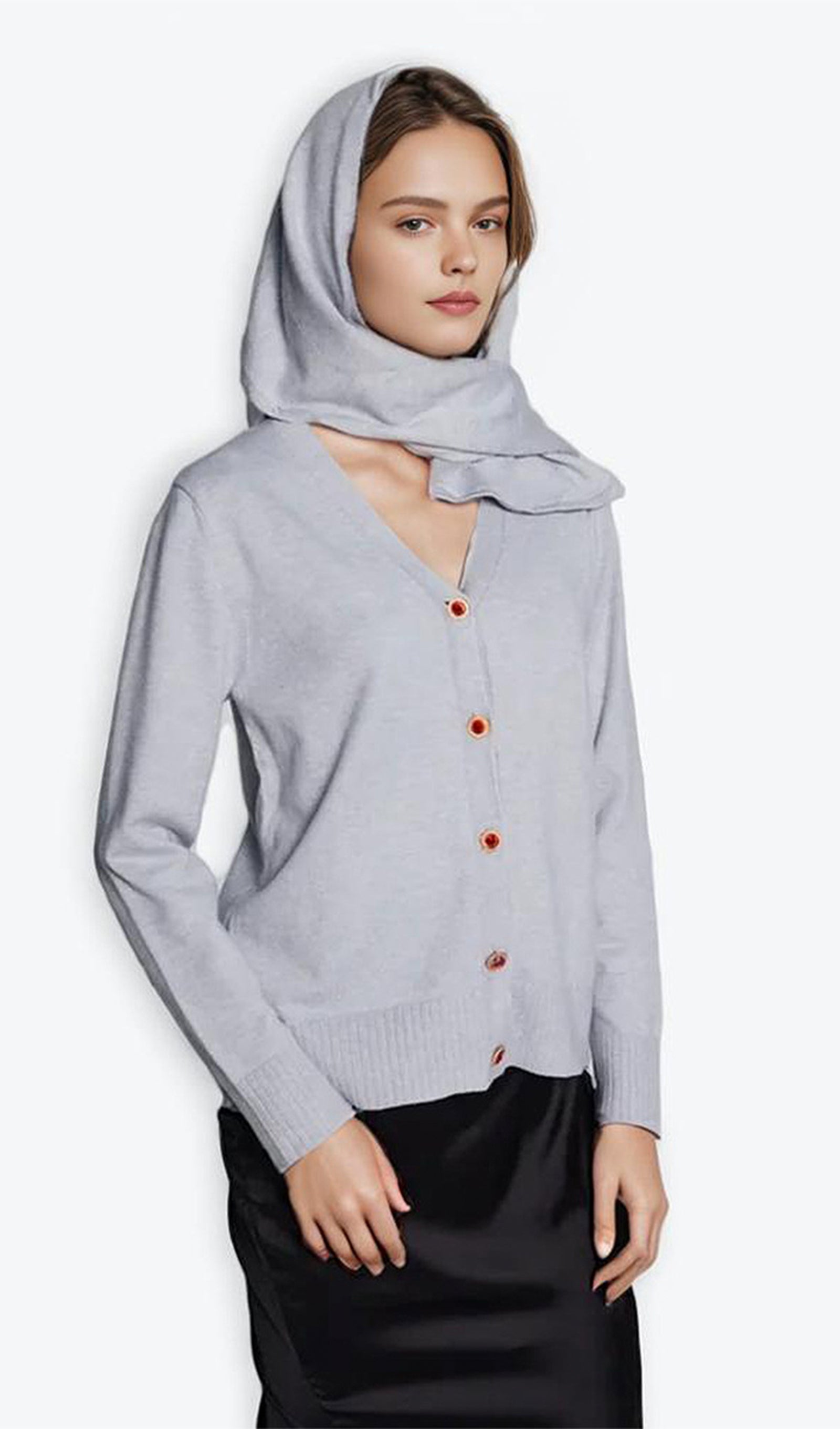 Nostalji Kapüşonlu Hırka Üst