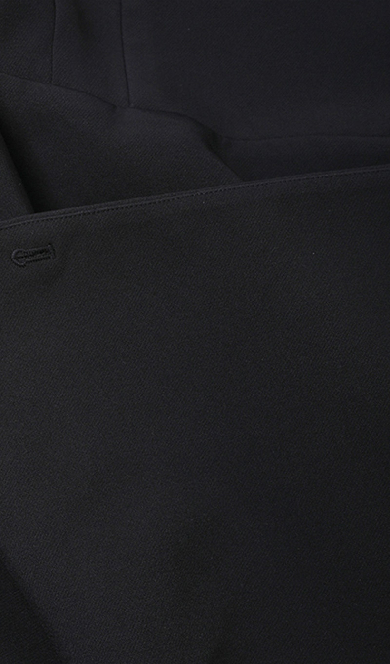 Diyagonal Yaka Çapraz Yırtmaçlı Midi Elbise