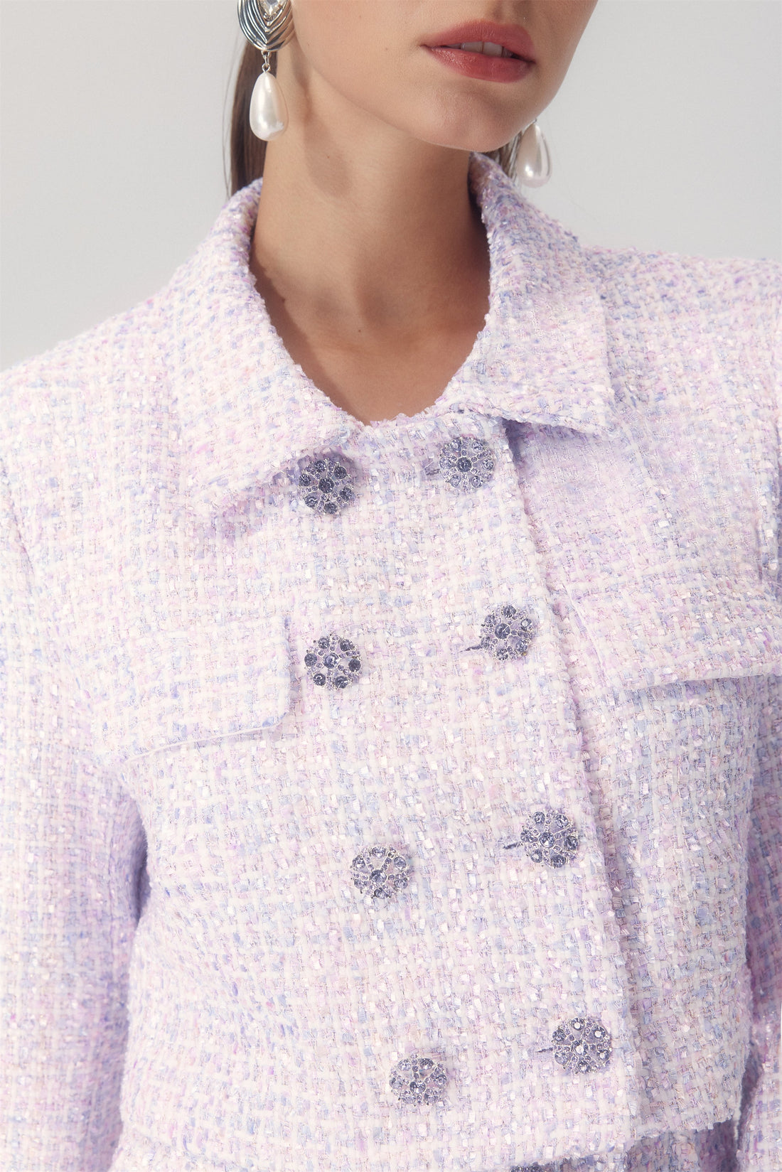 Helen Kruvaze Ceket Tüvit Mini Takım