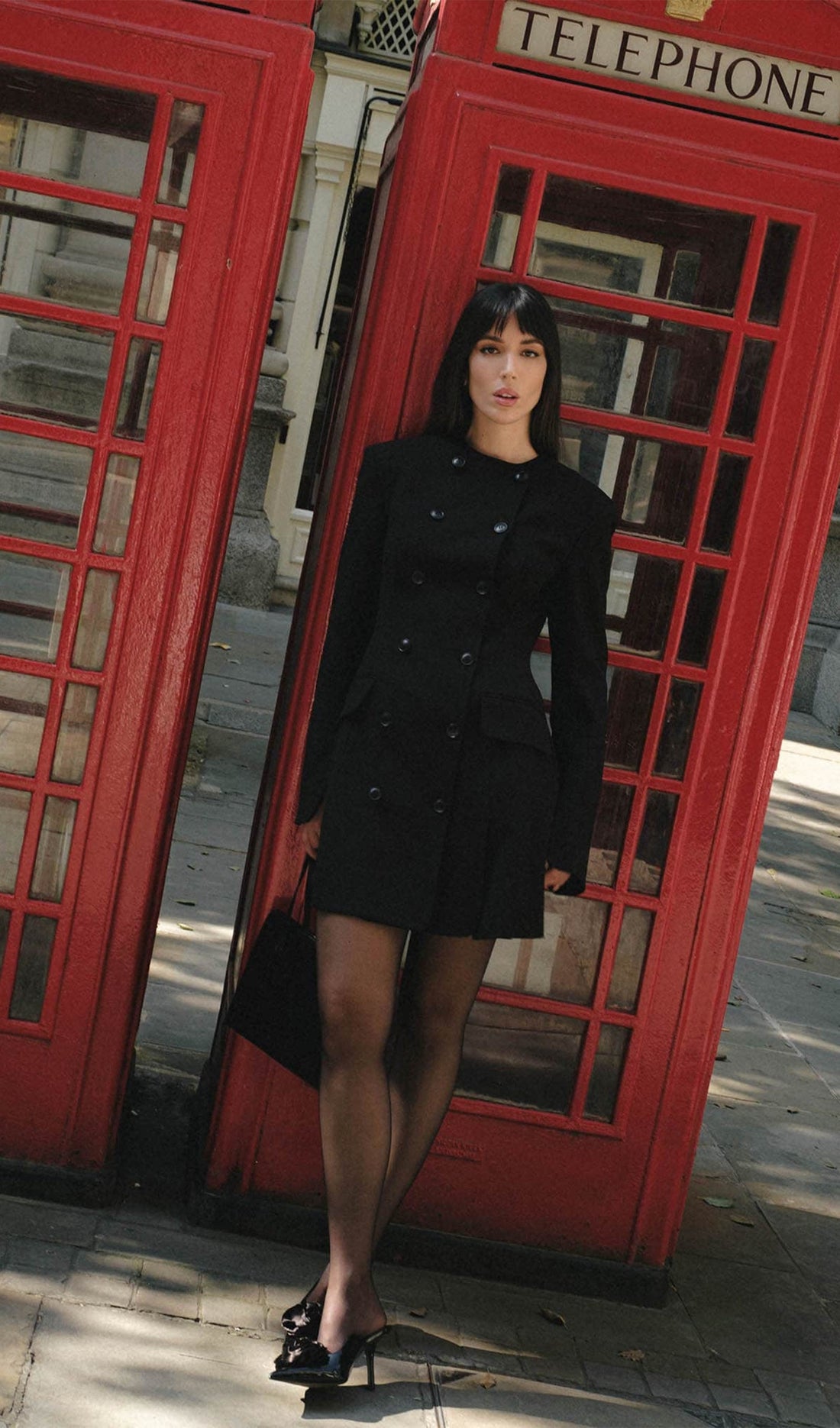 Fitted Blazer Mini Elbise