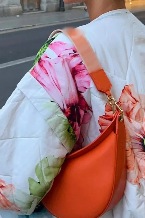 Baskılı Uzun Kollu Ceket