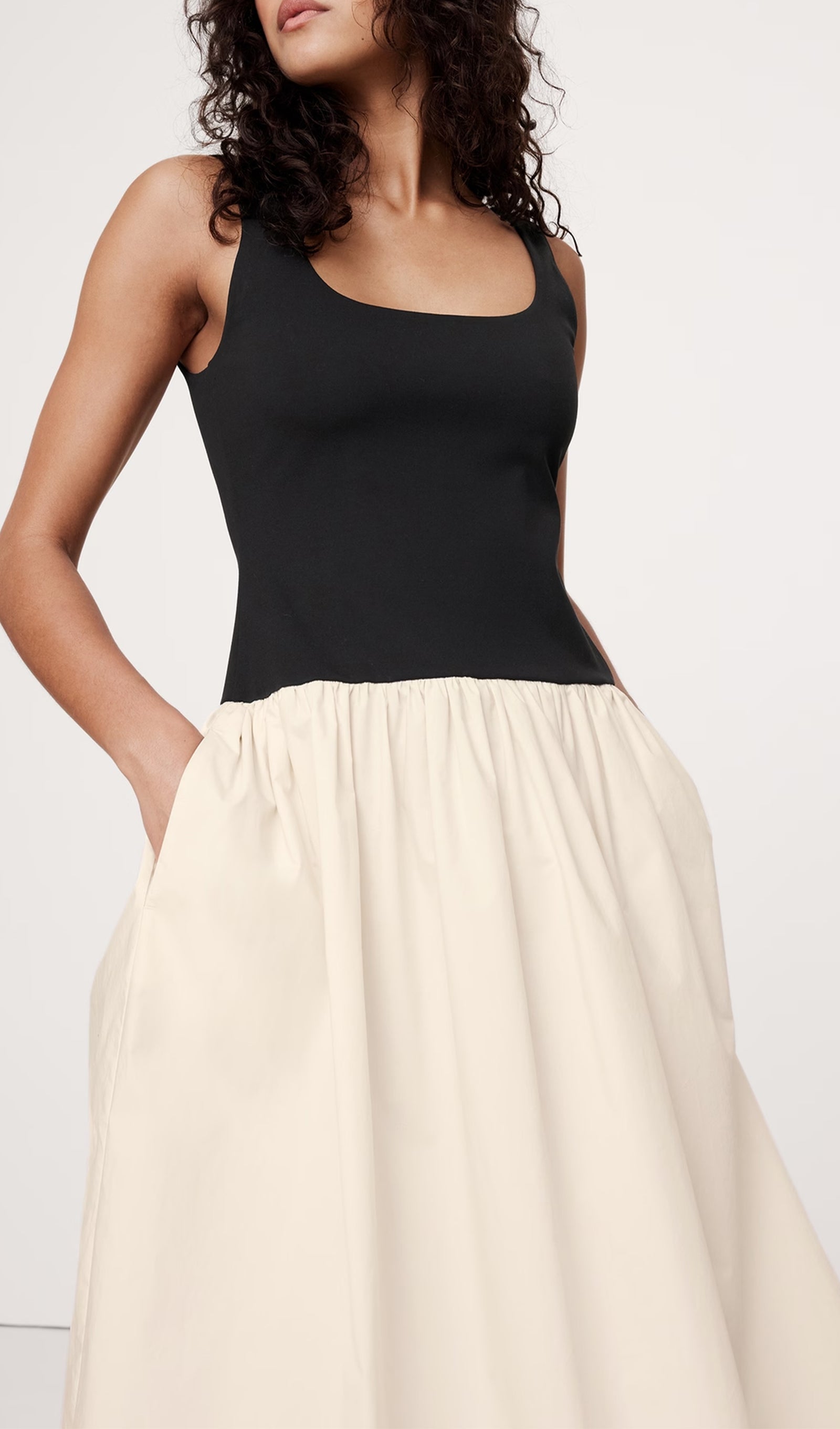 Damla Bel Midi Elbise