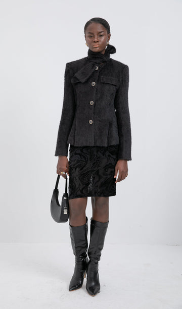 Trendy Tüylü Ceket