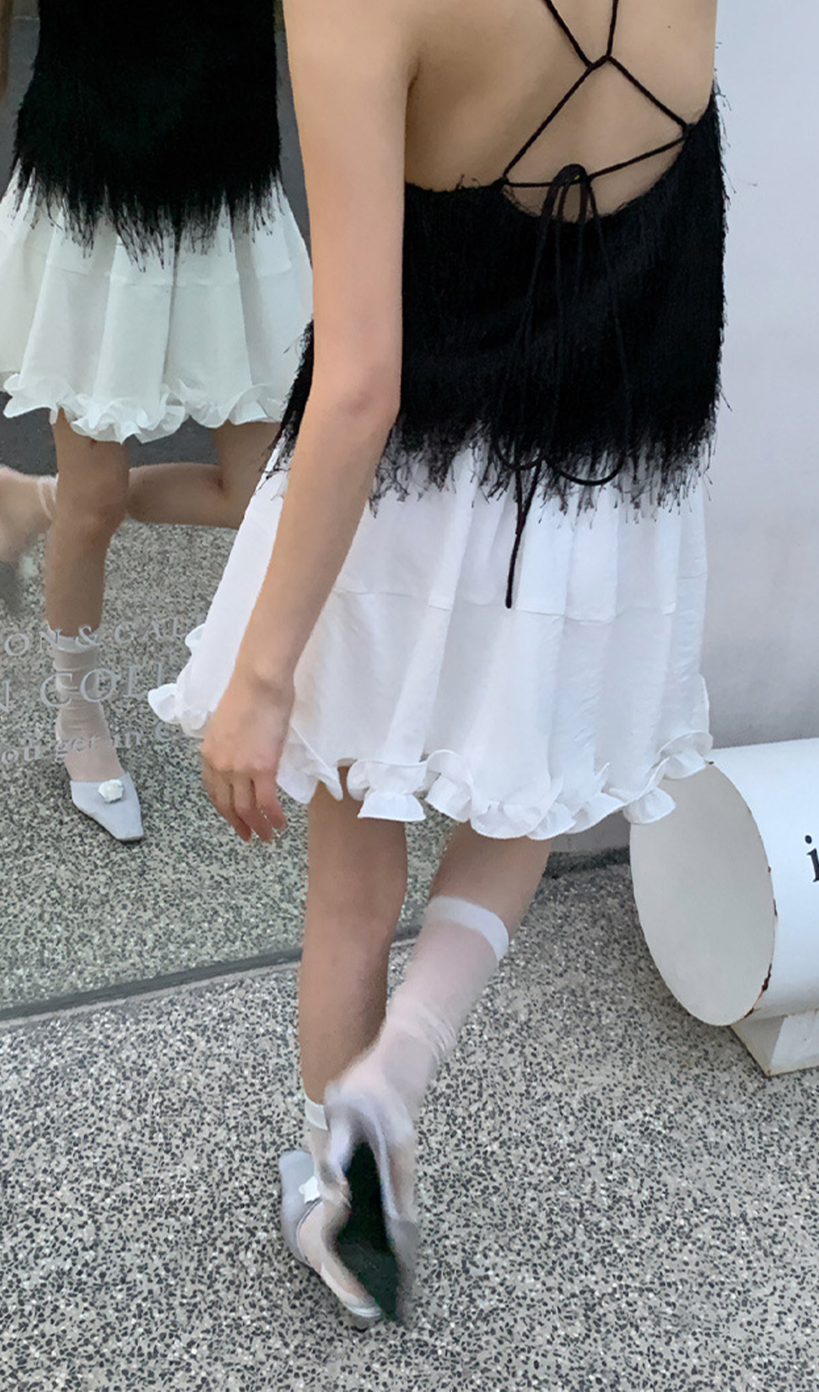 Fırfırlı Mini Etek