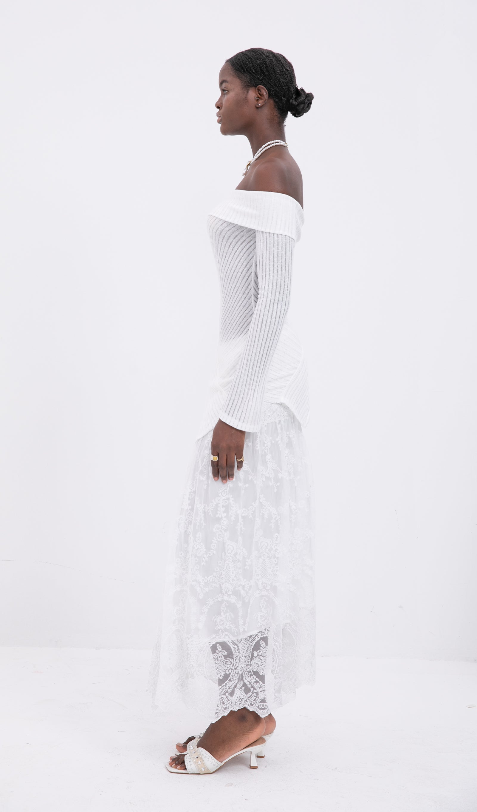 Dantel Kloş Maksi Etekler