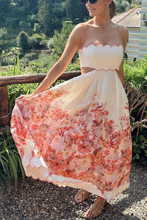 Lumina Çiçekli Maksi Elbise