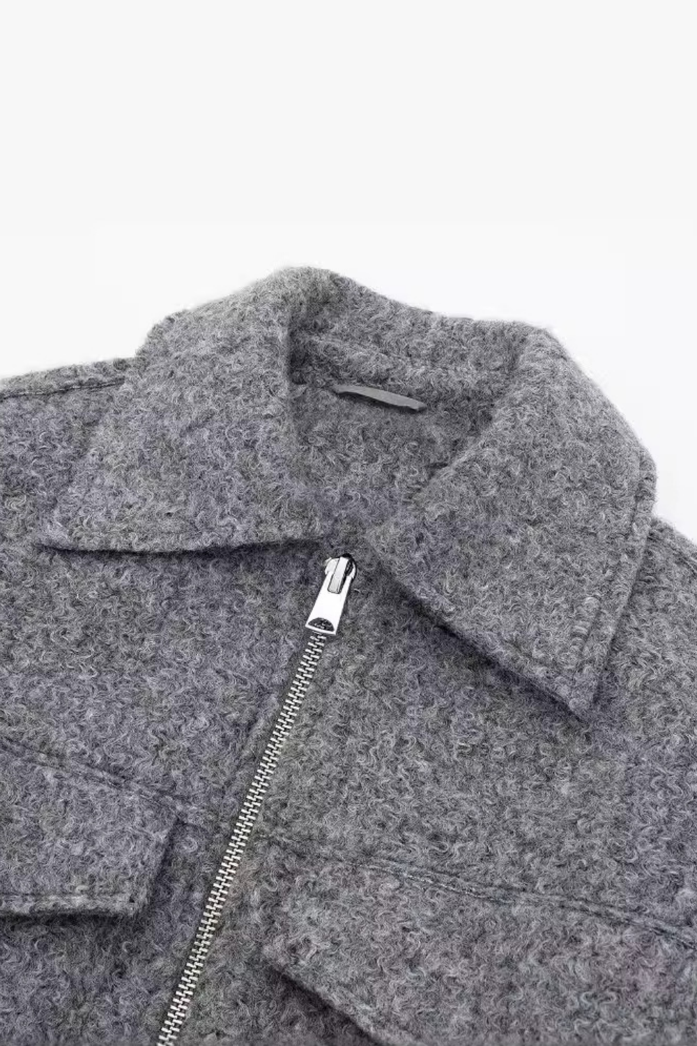 Polo Yaka Kısa Ceket