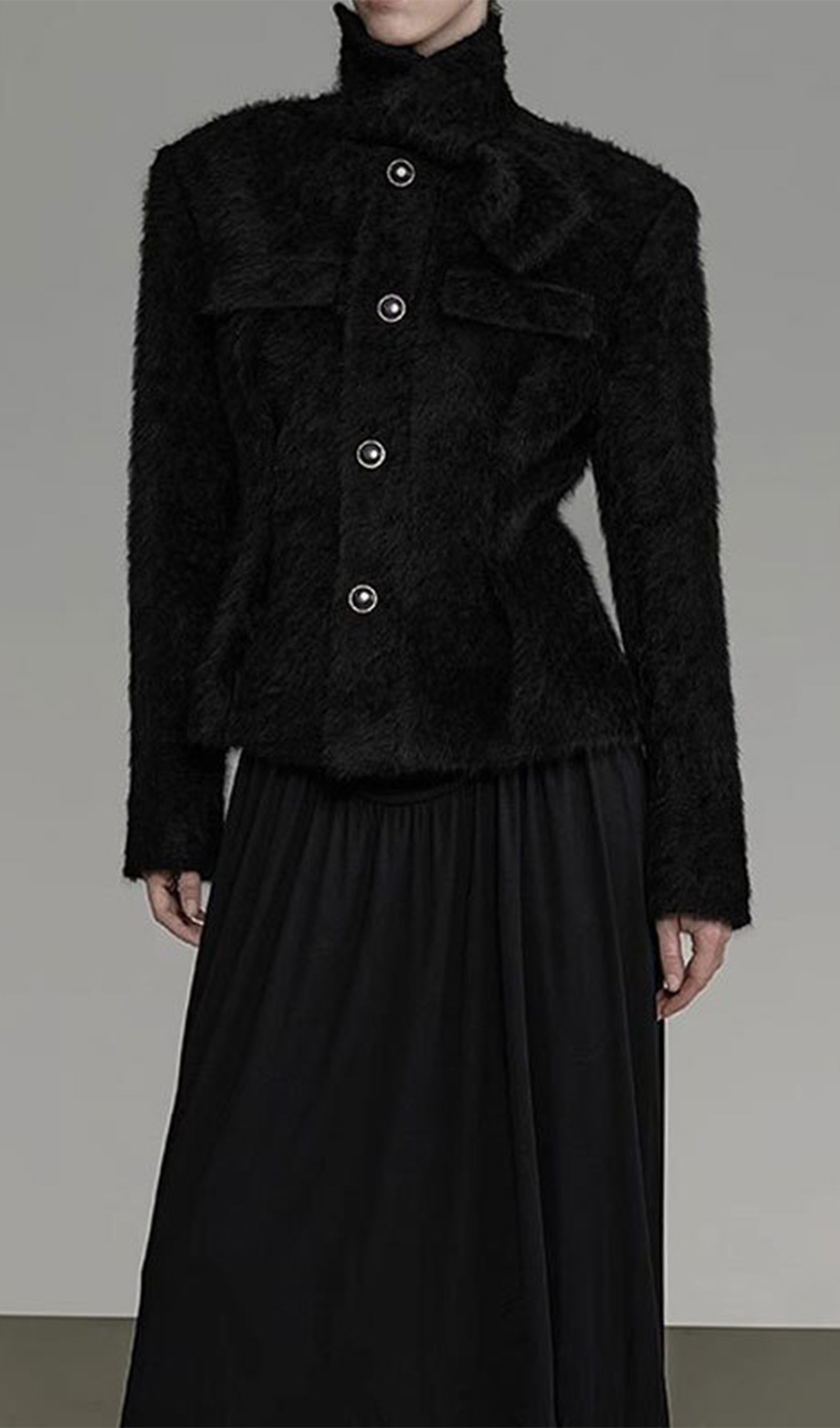 Tüylü Hırka Kaban