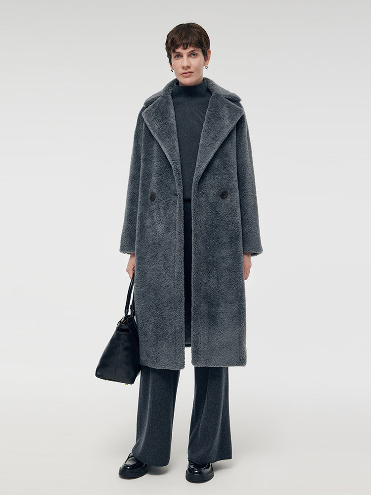 Yün Unisex Teddy Palto