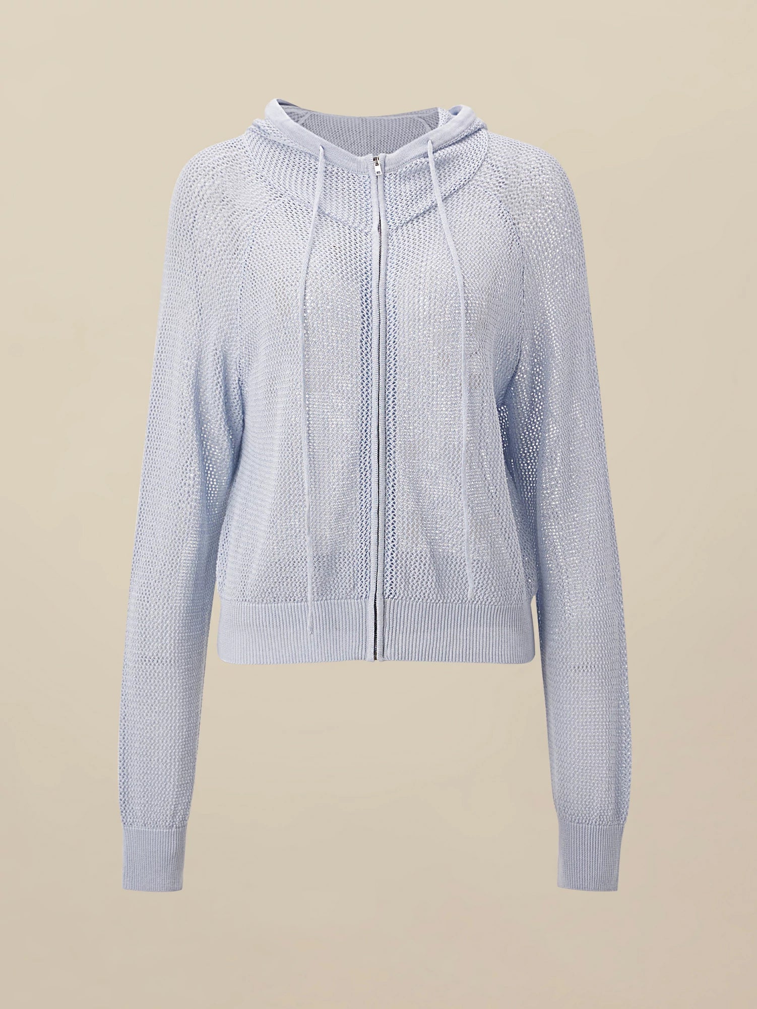 Keten & Lyocell Kapüşonlu Amoretu Hırka