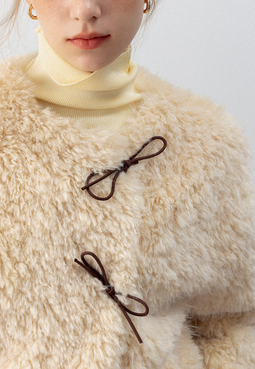 Açılır Kapanır Kadın Suni Kürk Ceket