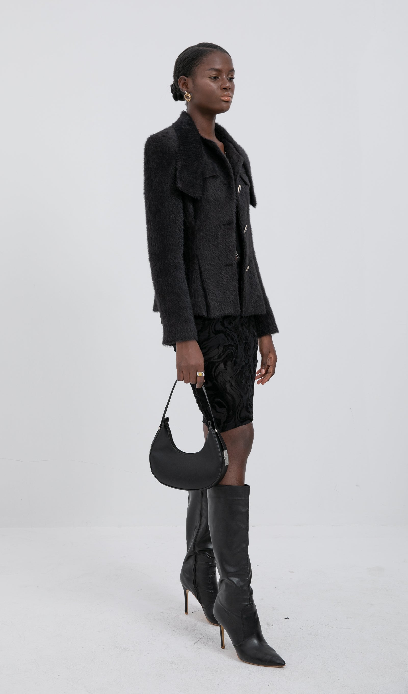 Trendy Tüylü Ceket