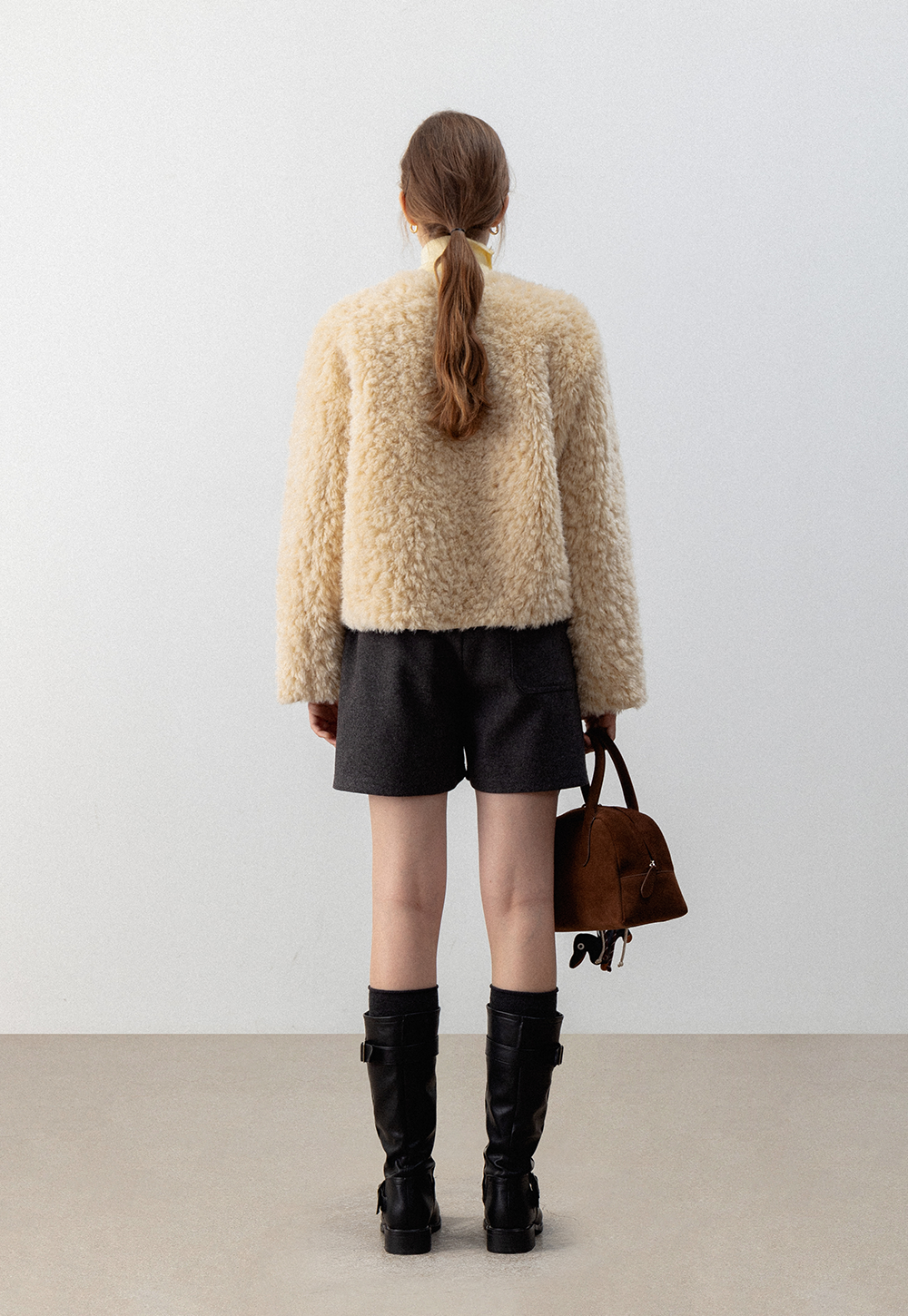 Açılır Kapanır Kadın Suni Kürk Ceket