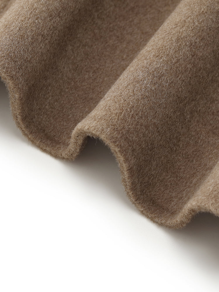 Kaşmir Yün Unisex Şal Kaban