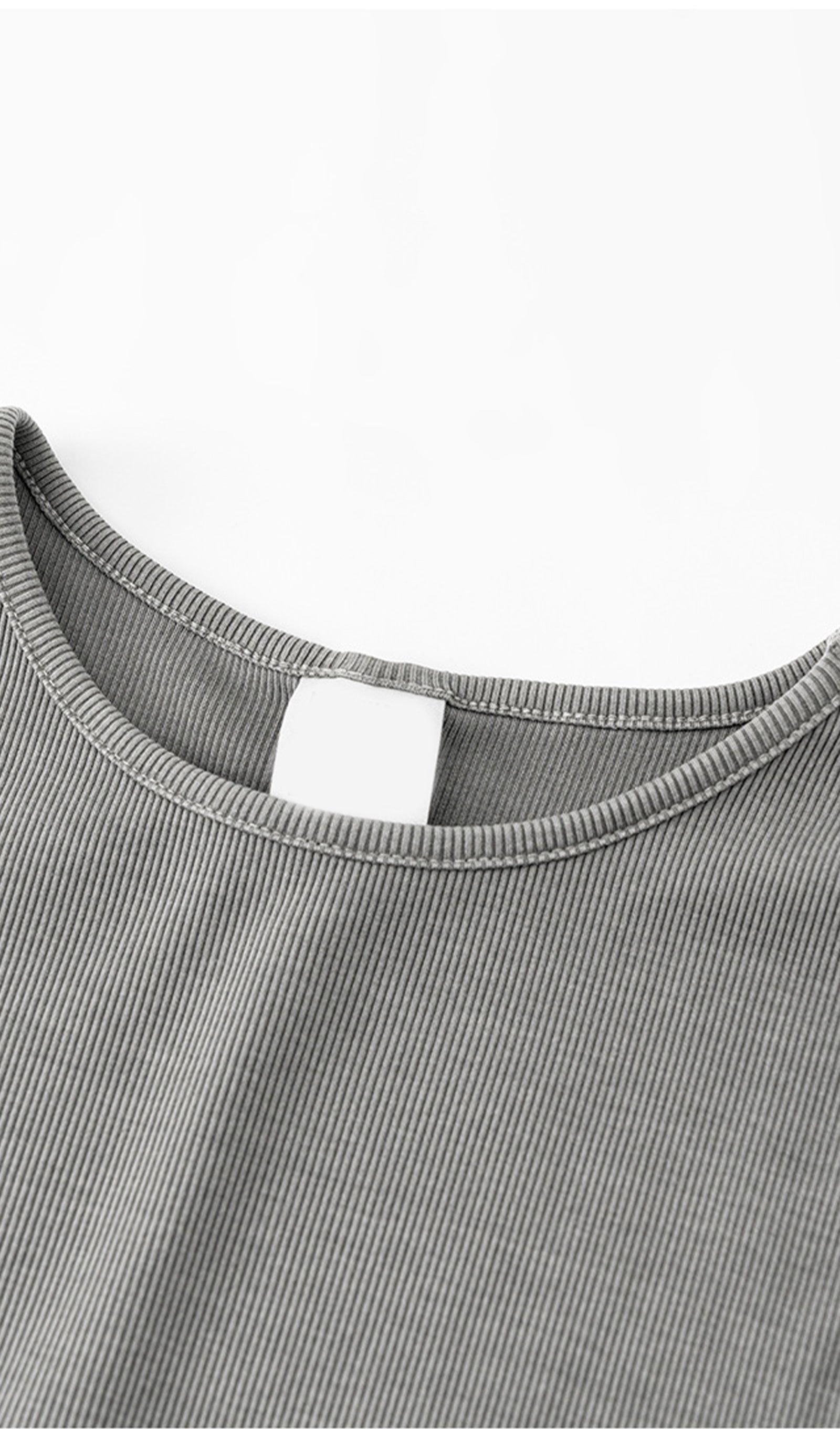 Nervürlü Bodycon Midi Elbise