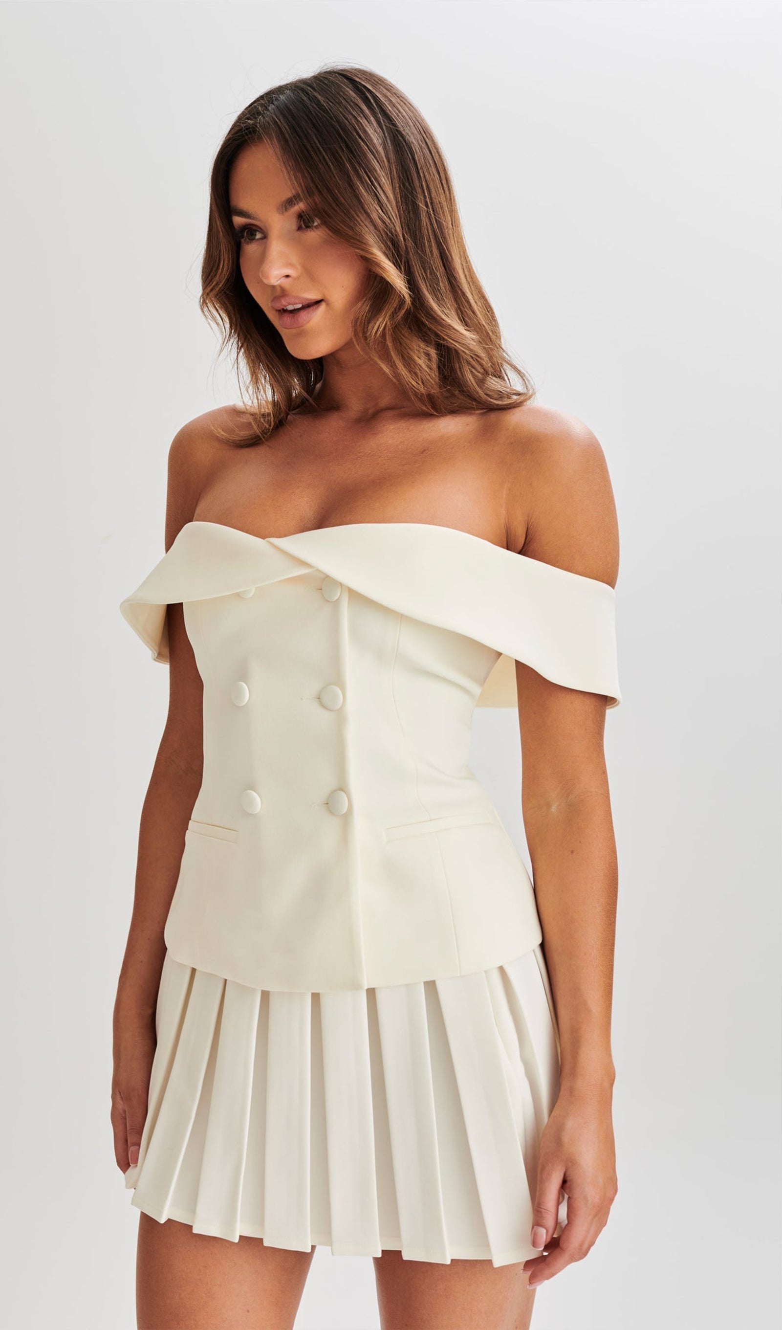 Takım Elbise Mini Elbise İki Parça Takım