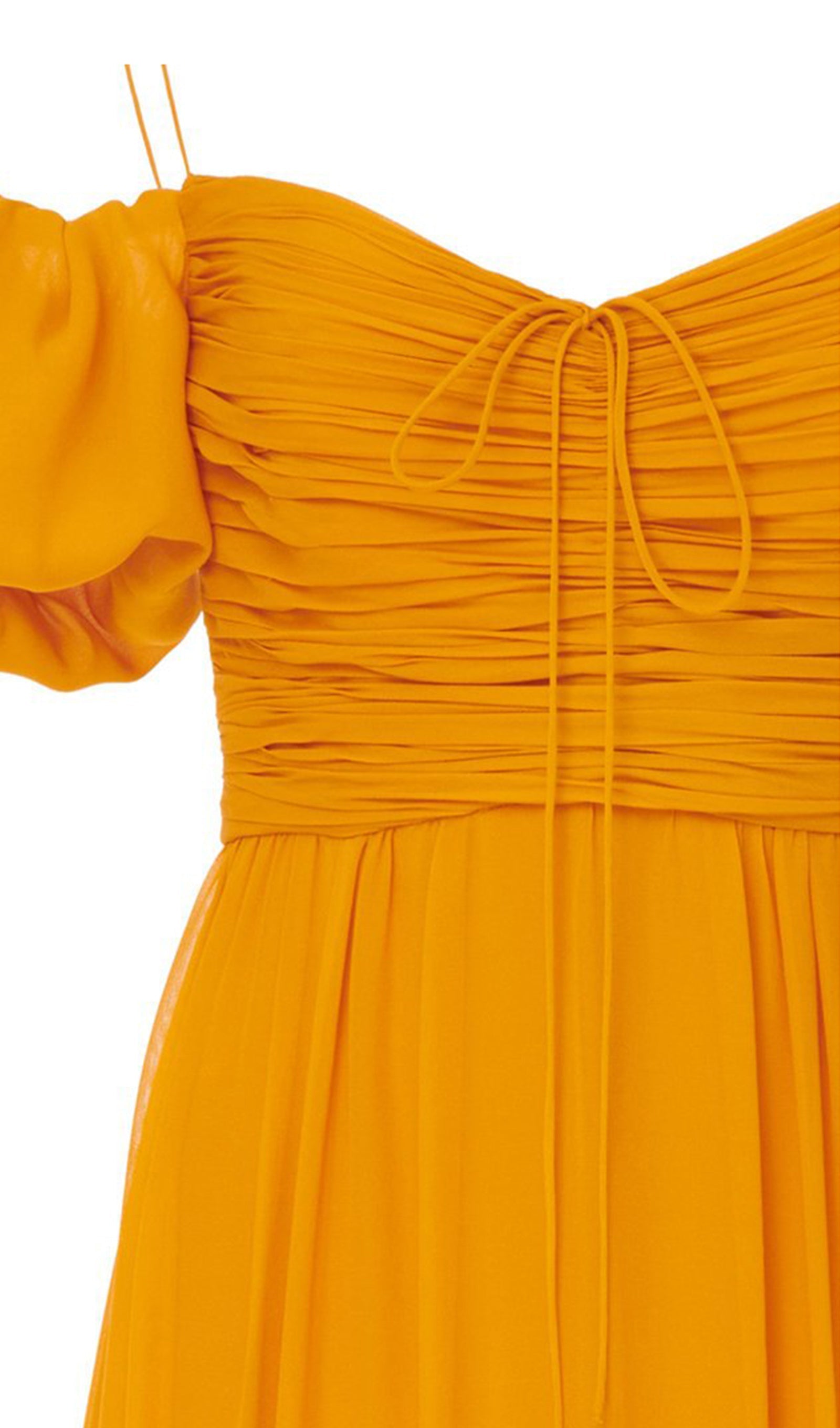 Kapalı Omuz Fit ve Flare Maksi Slip Elbise