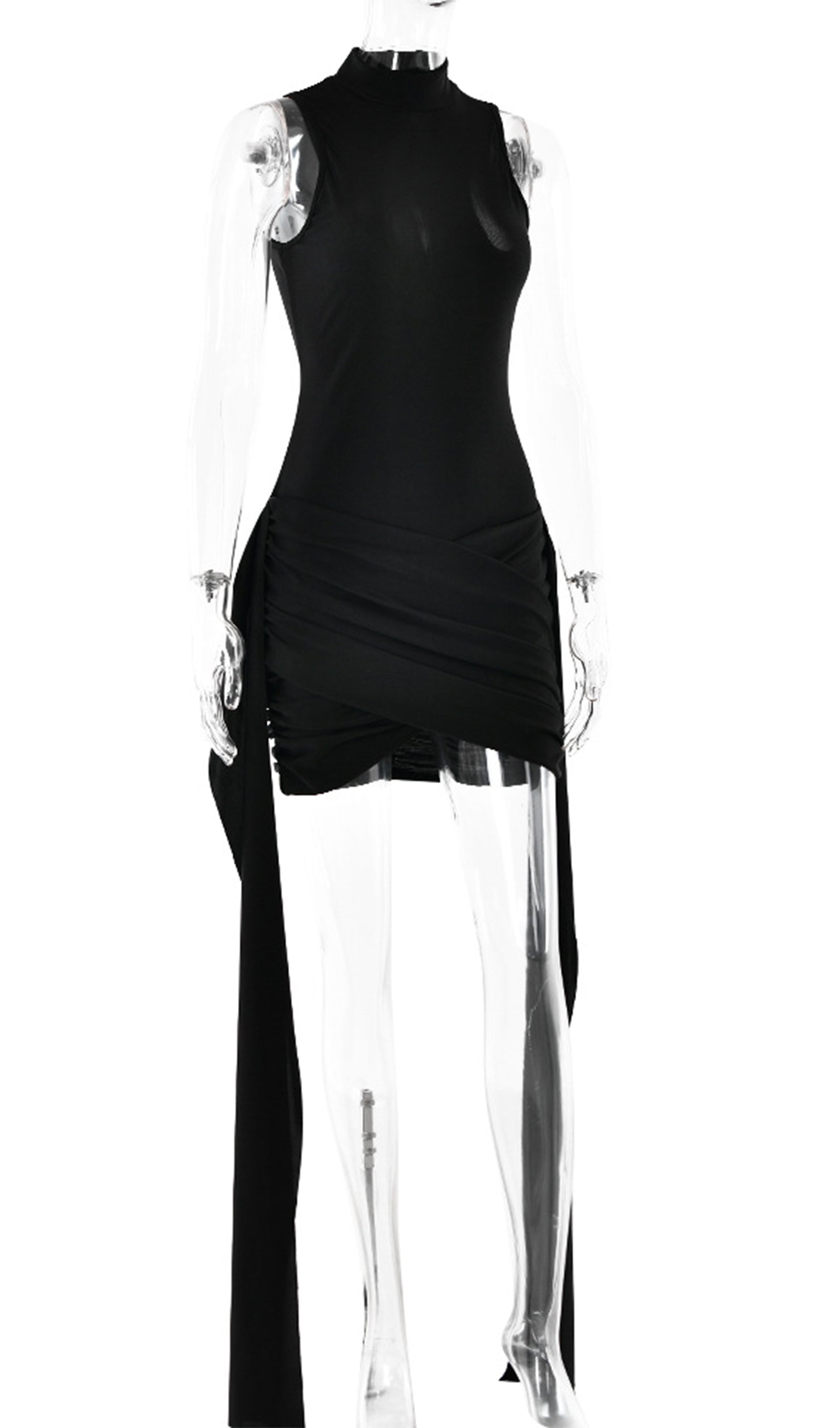 Solid Dar Mini Elbise