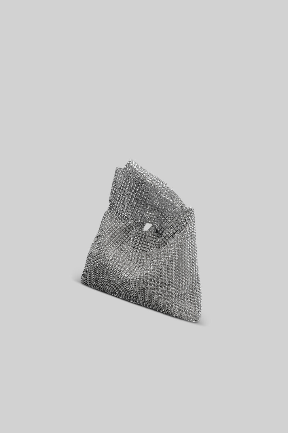 Rhinestone El Çantası - Gümüş