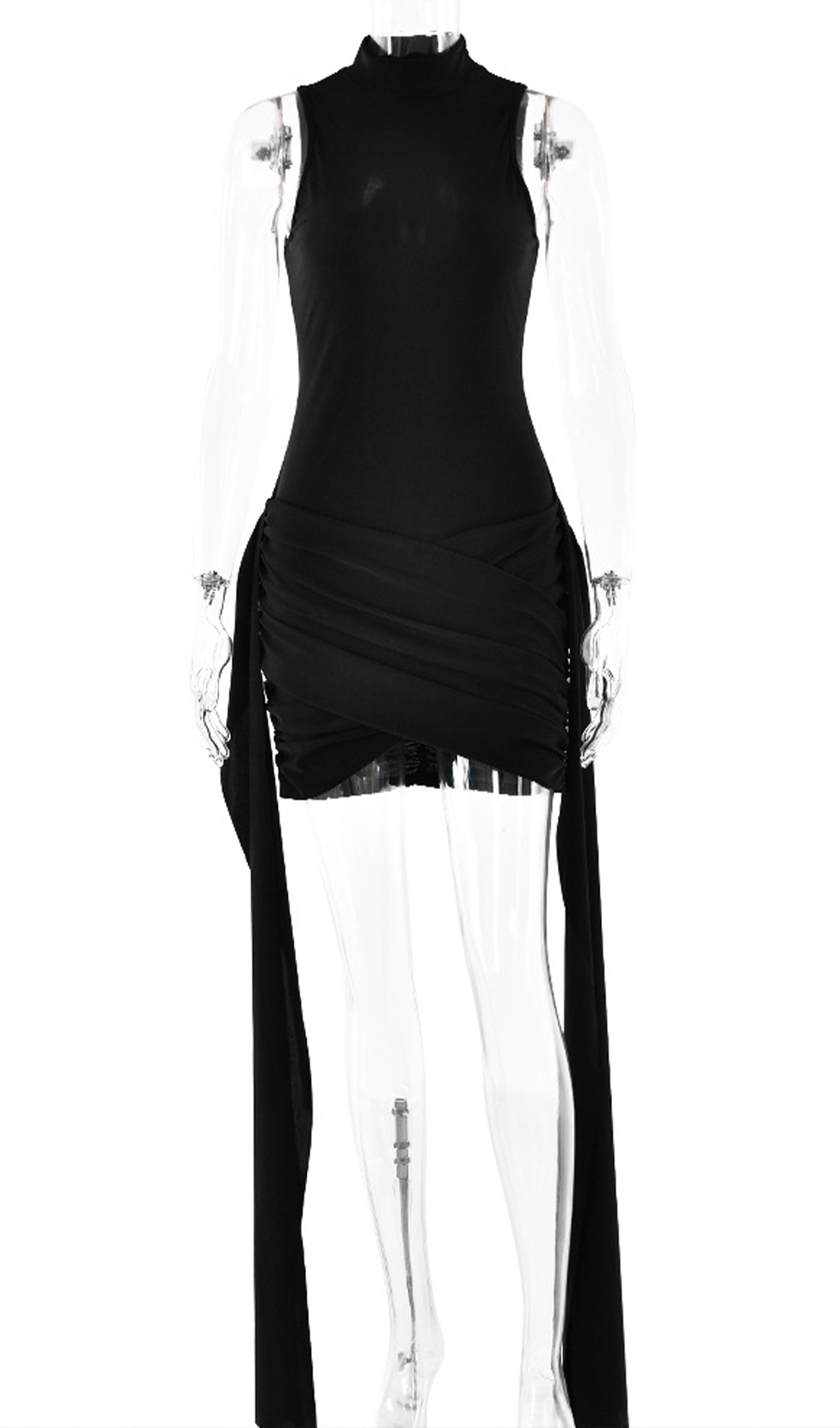 Solid Dar Mini Elbise