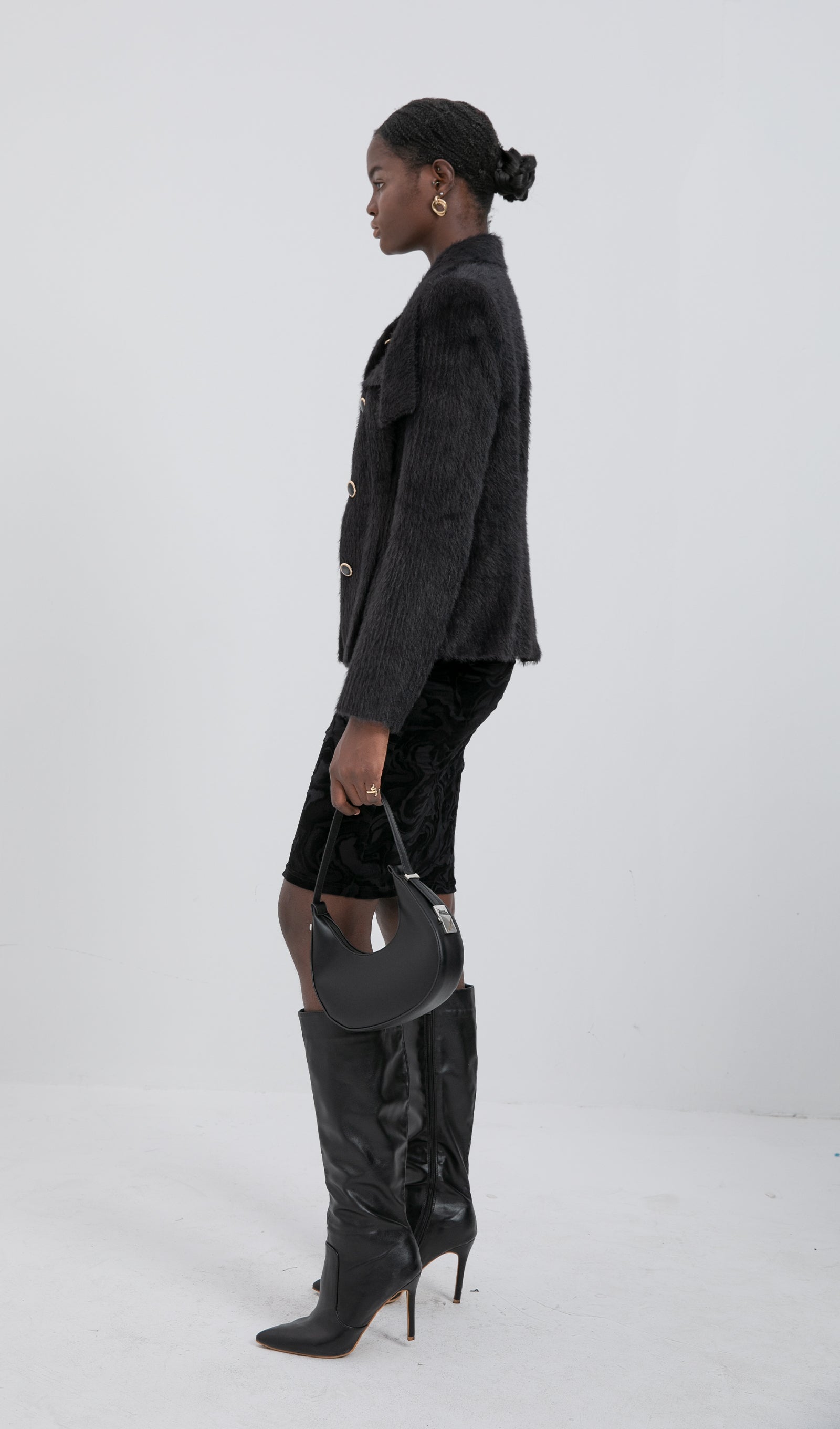 Trendy Tüylü Ceket