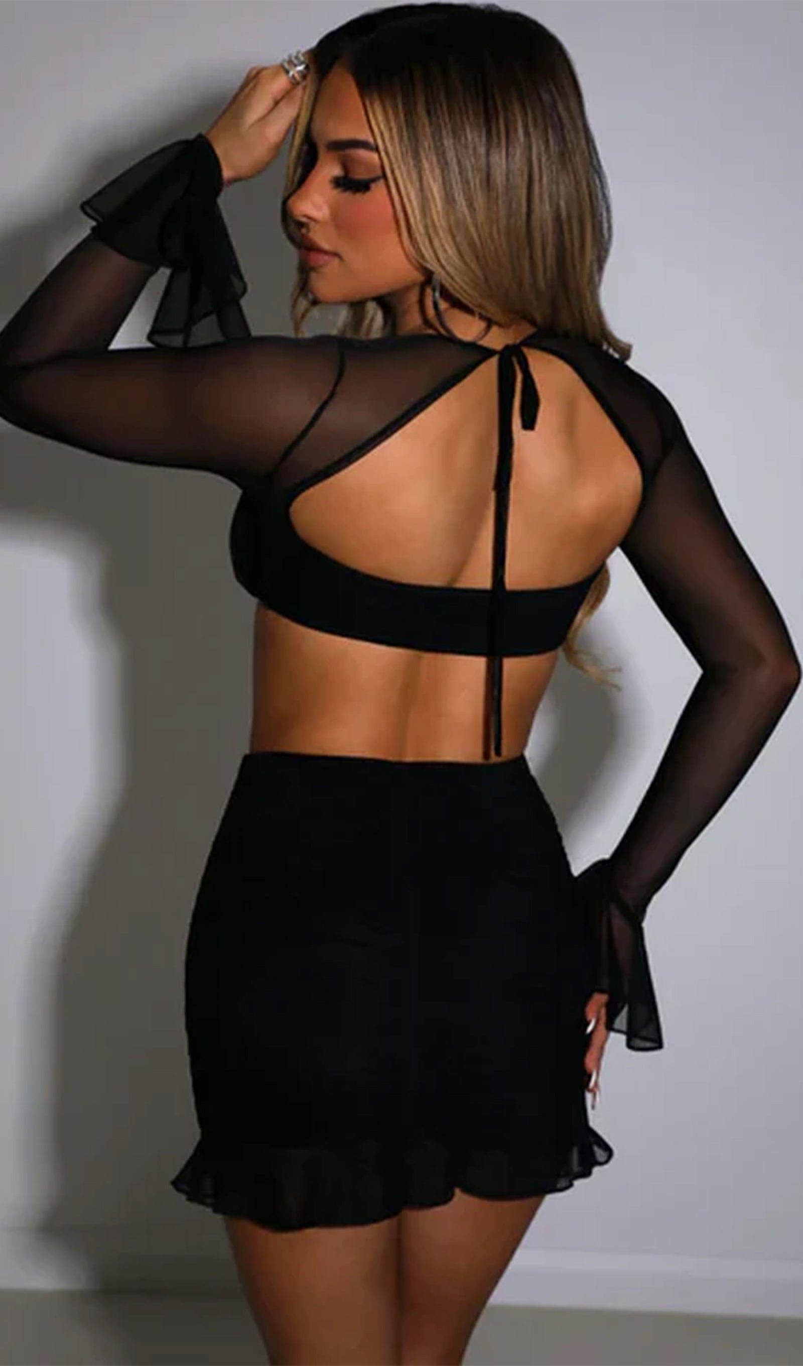 Dantelli Mini Etek Takımları