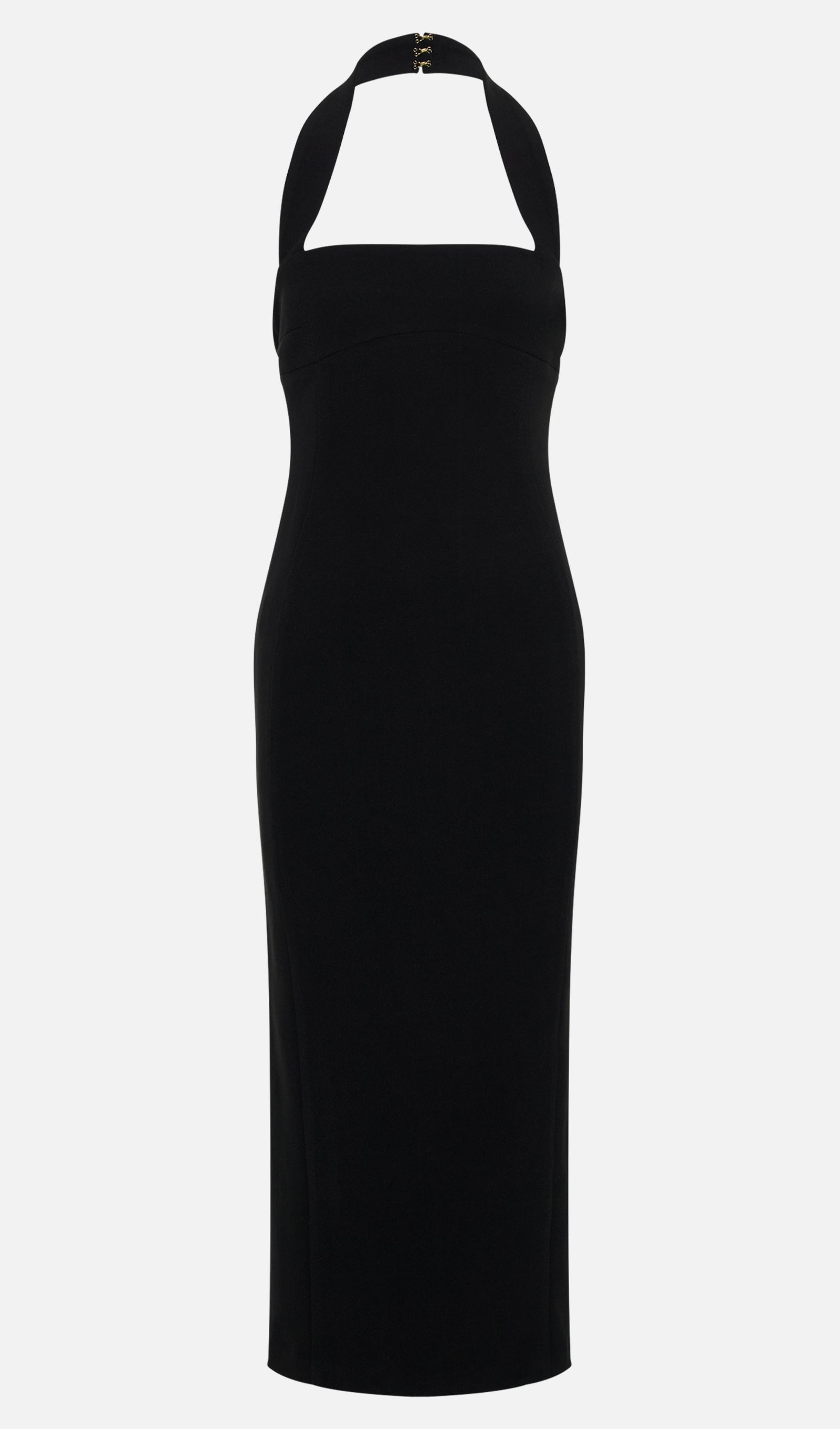 Teressa Elbise Halter Midi Elbise