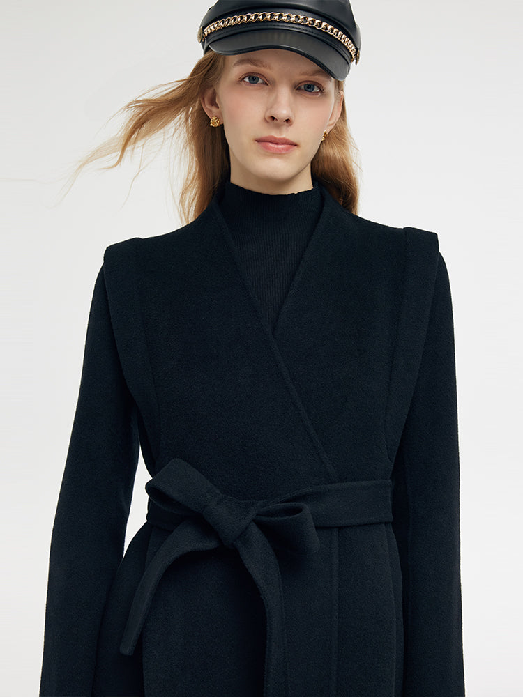 Tencel Yün Kadın Orta Boy Şal Kaban