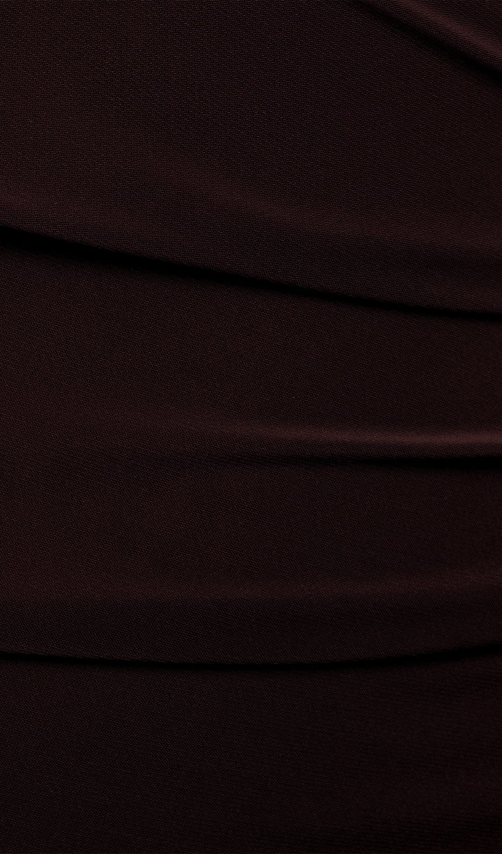 Asimetrik Omuz Geniş Bantlı Mini Elbise