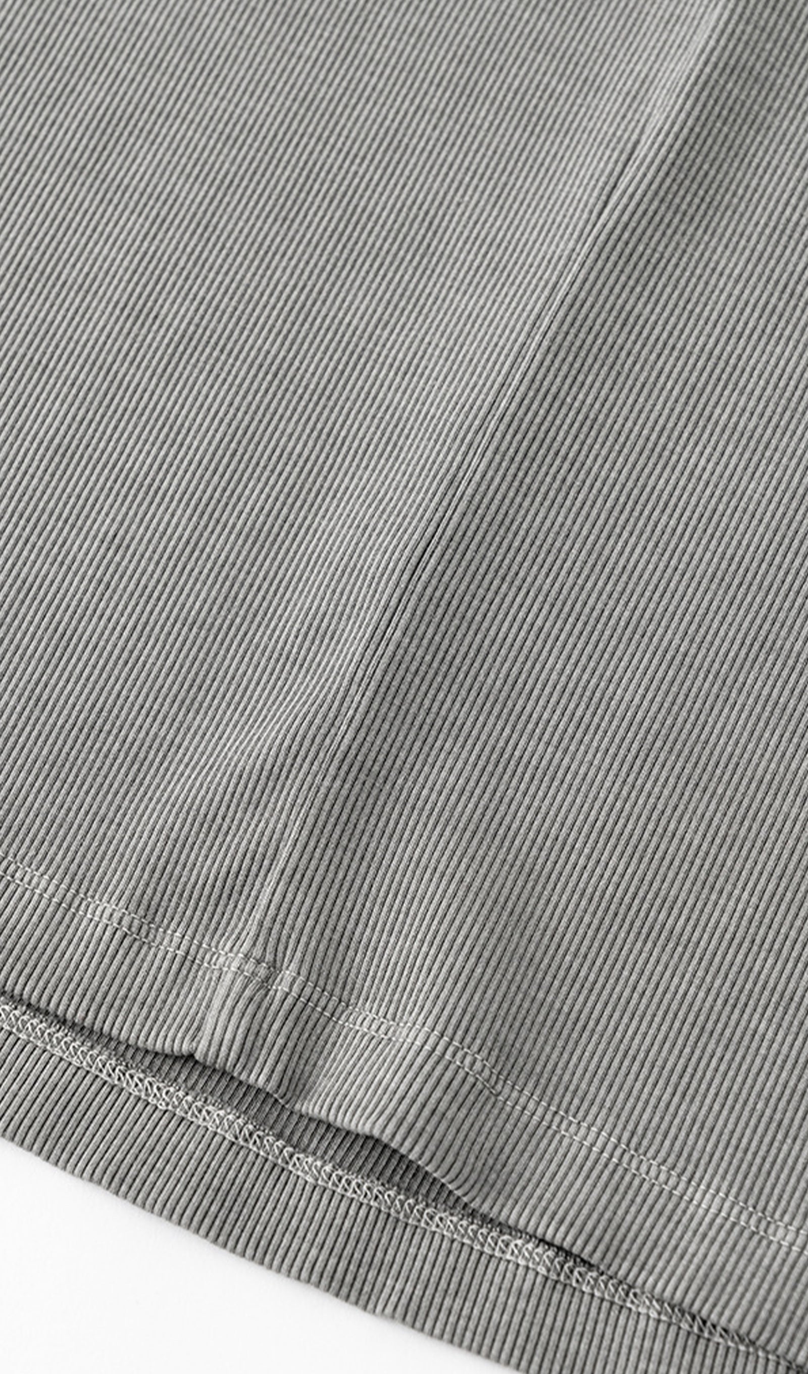 Nervürlü Bodycon Midi Elbise