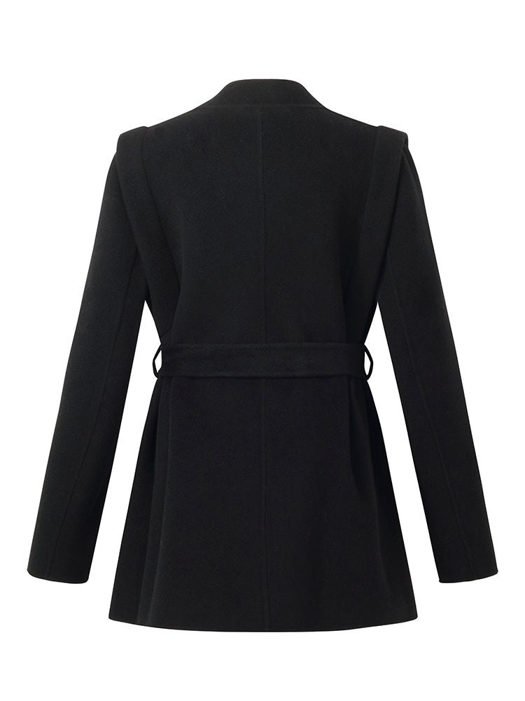 Tencel Yün Kadın Orta Boy Şal Kaban