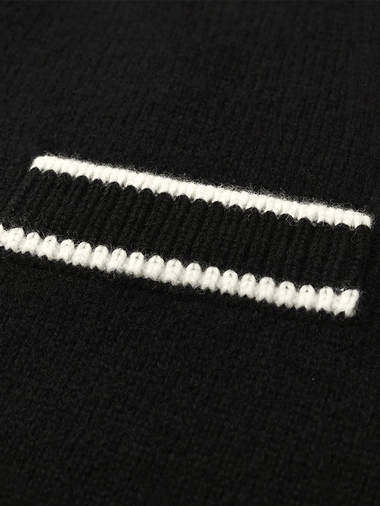 Saf Yün Örgü Crop Bayan Hırka