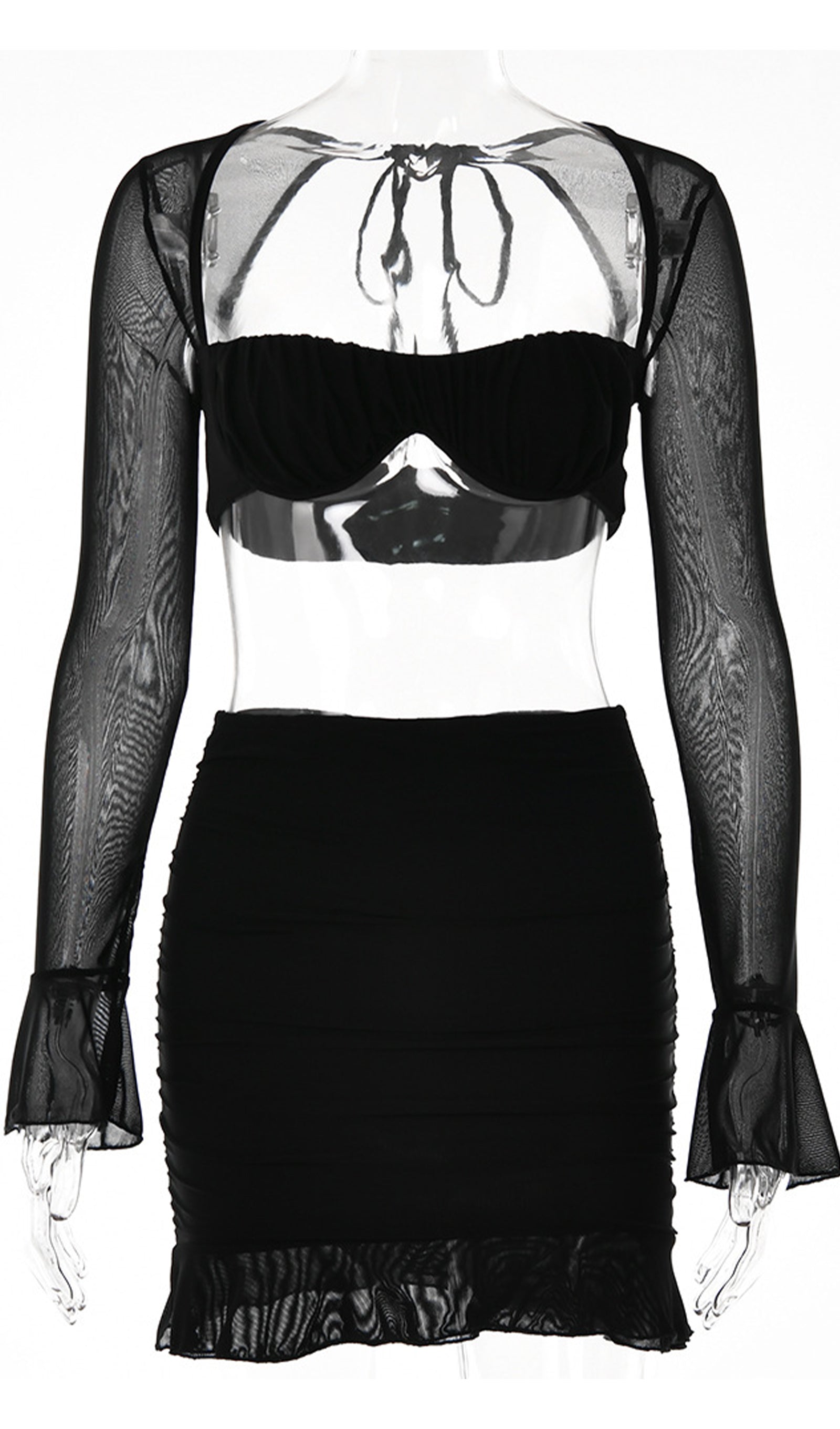 Dantelli Mini Etek Takımları