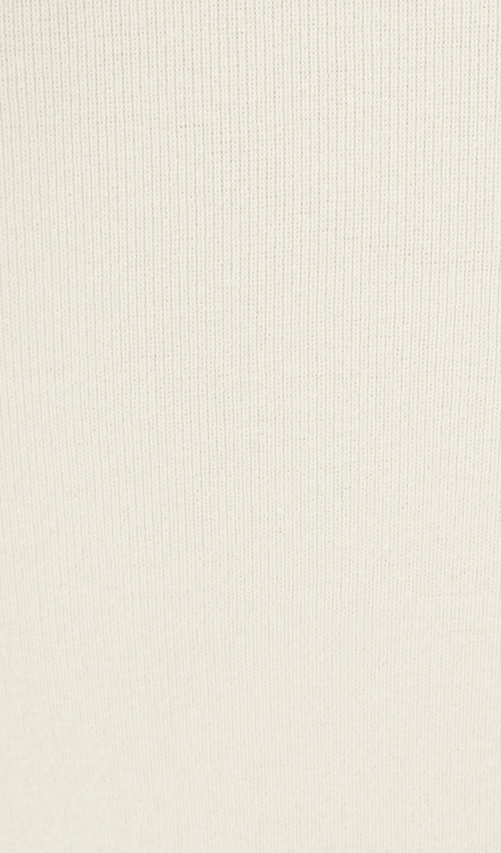 Örme Midi Elbise İki Parça Takım-Beyaz